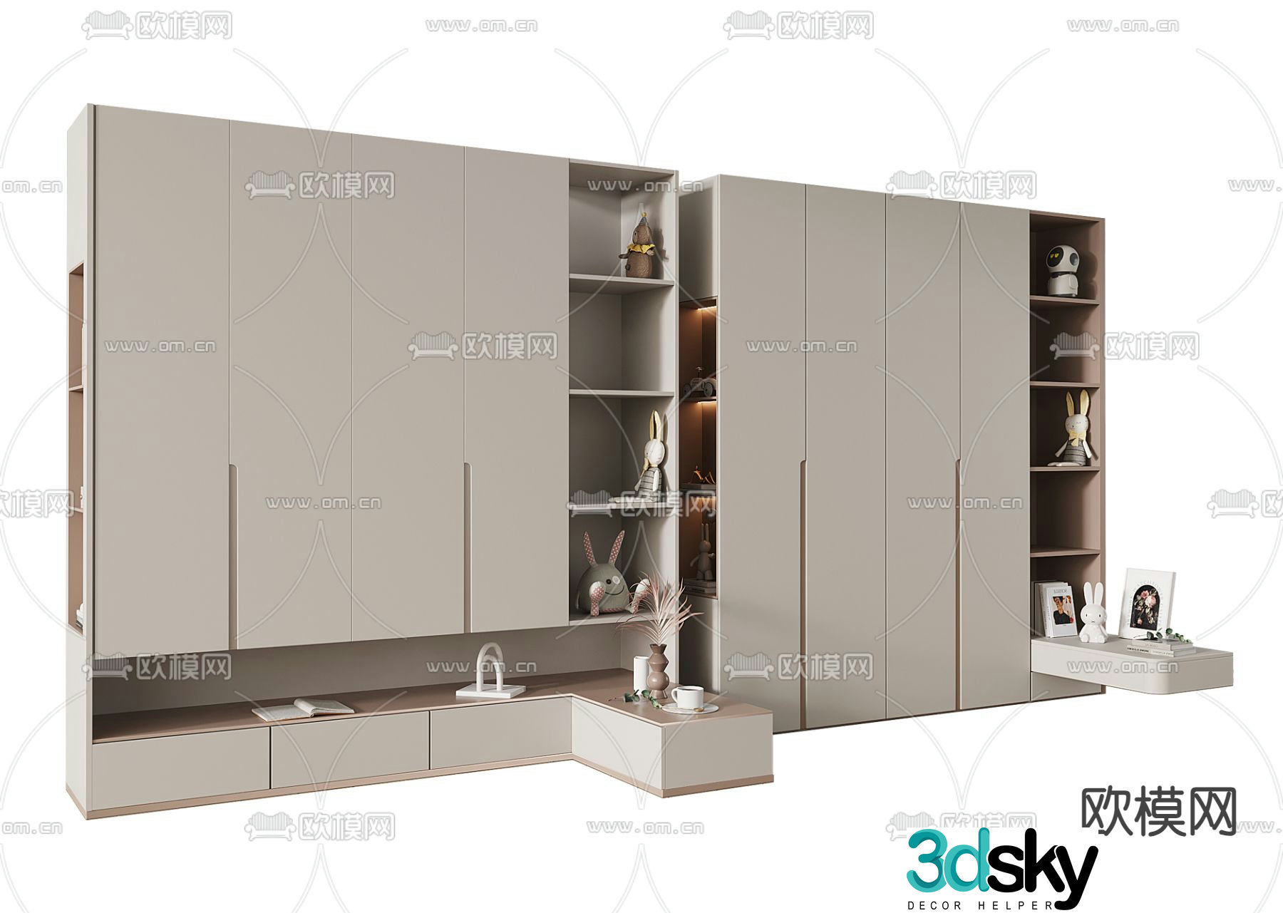 Children’s Wardrobe Wardrobe 3d model