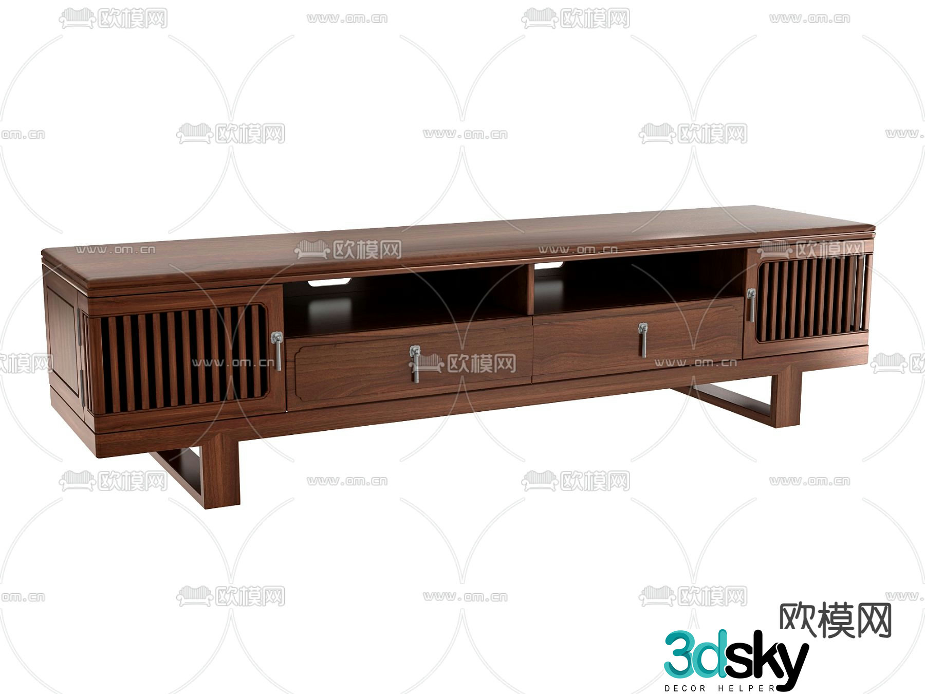 Chinese TV cabinet 3D model