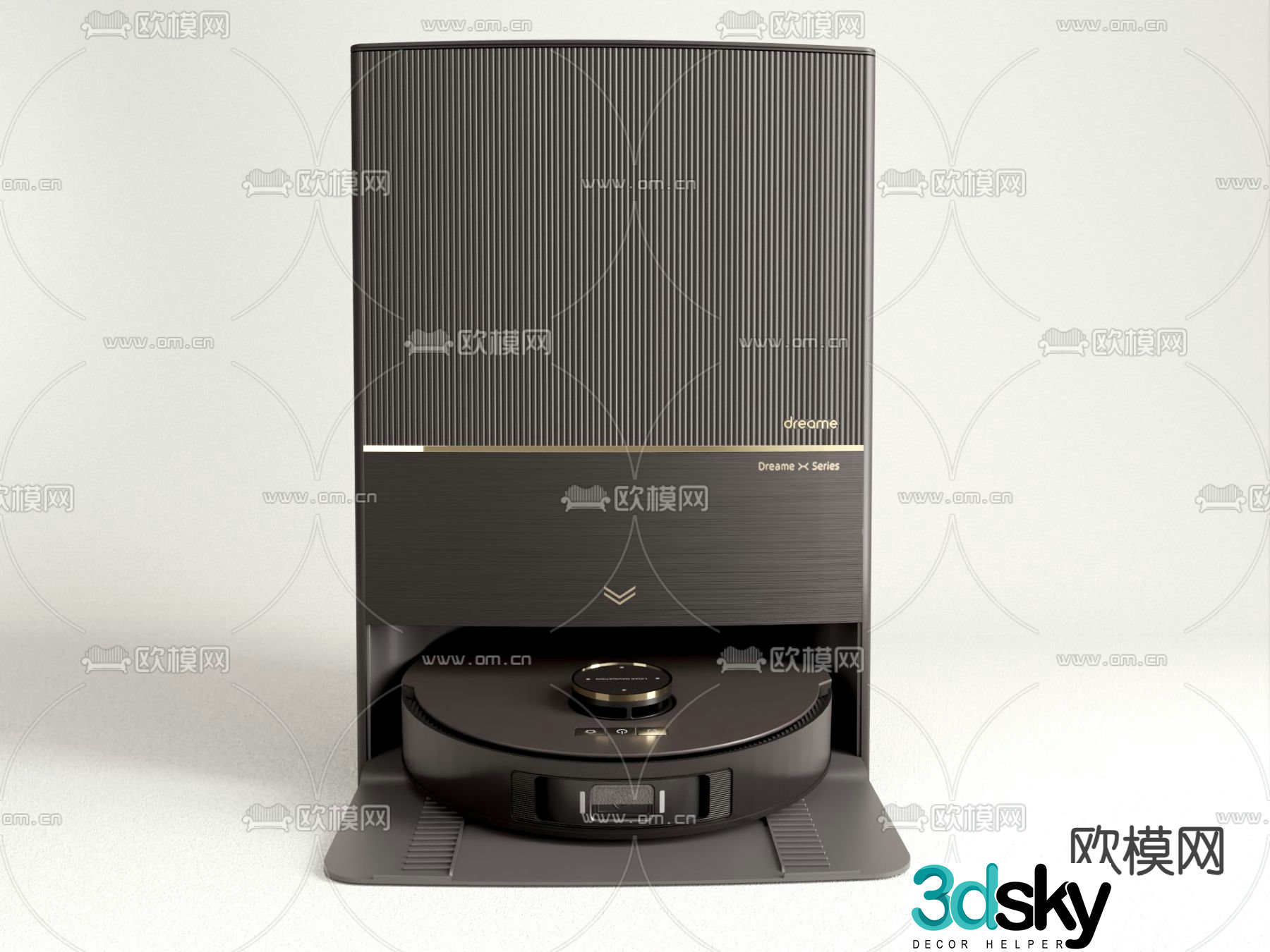 Zhuimi X20 sweeping robot 3D model