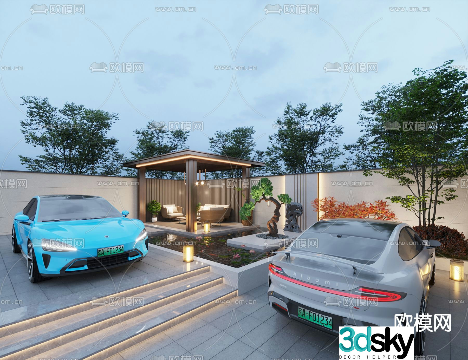 Xiaomi car 3d model