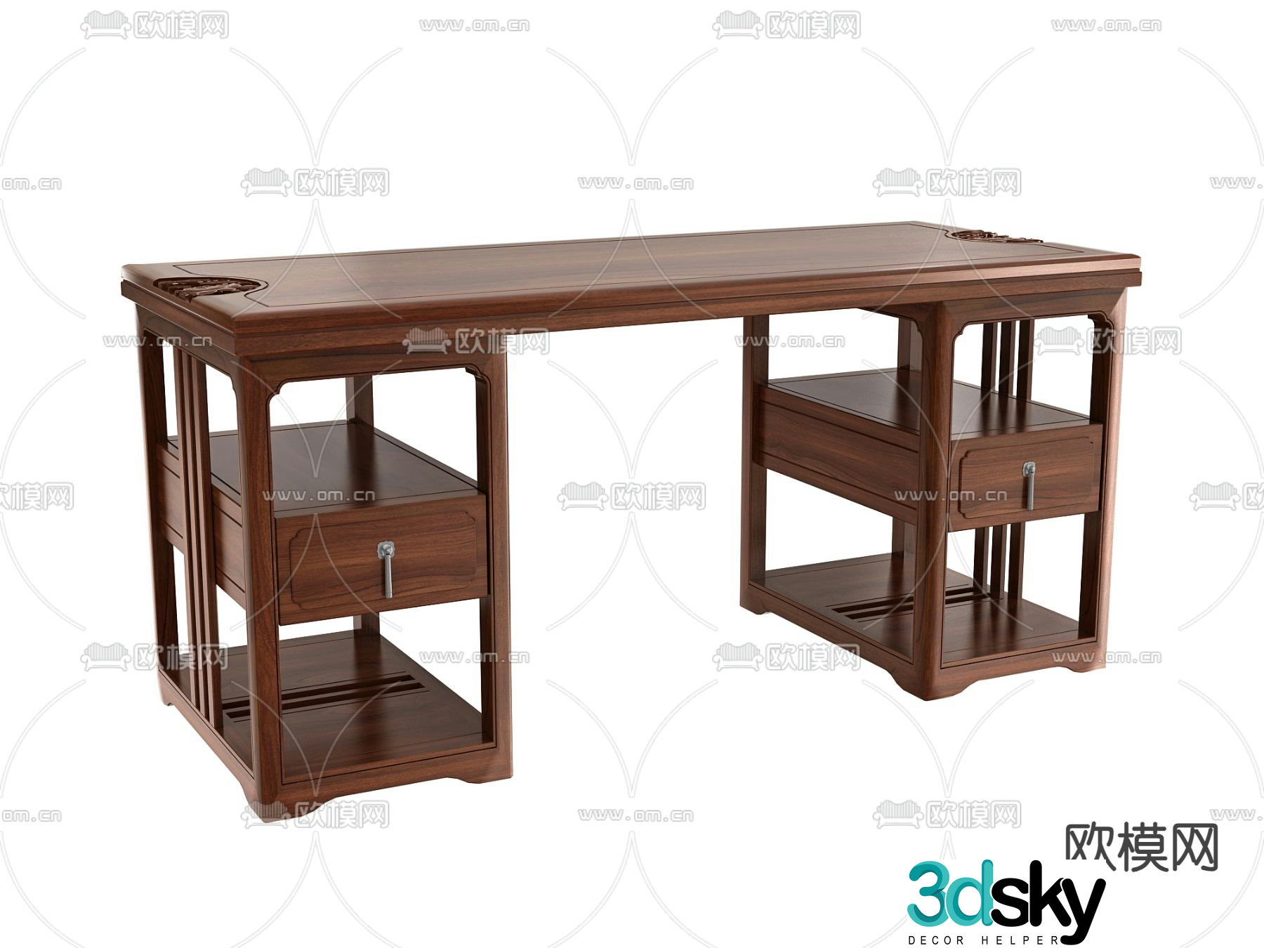 Chinese desk 3d model