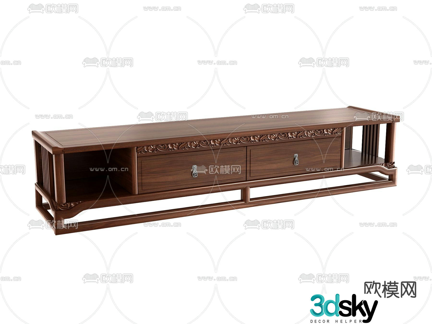 Chinese TV cabinet 3d model