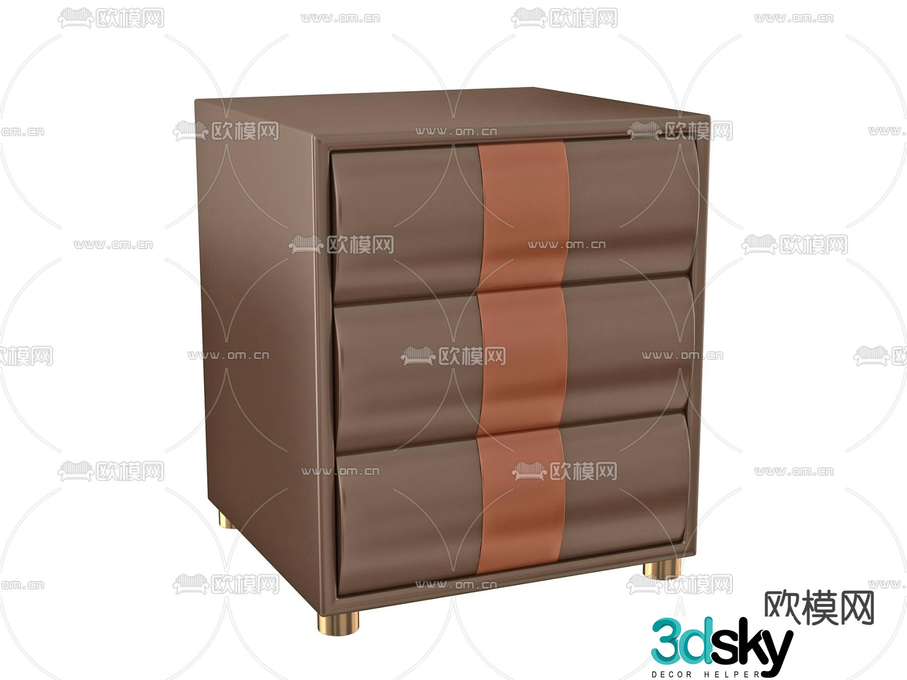bedside table 3d model