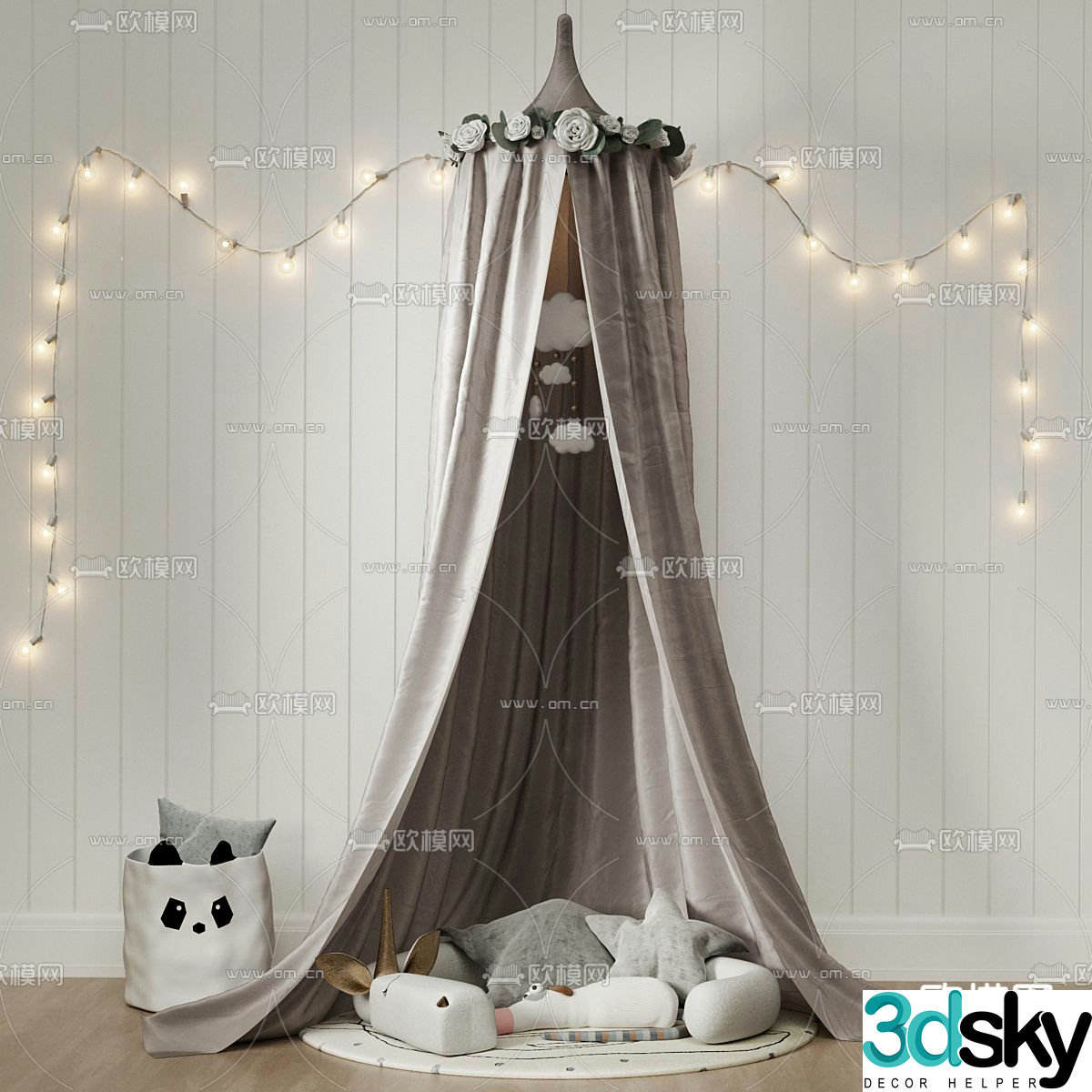 Children’s tent 3d model