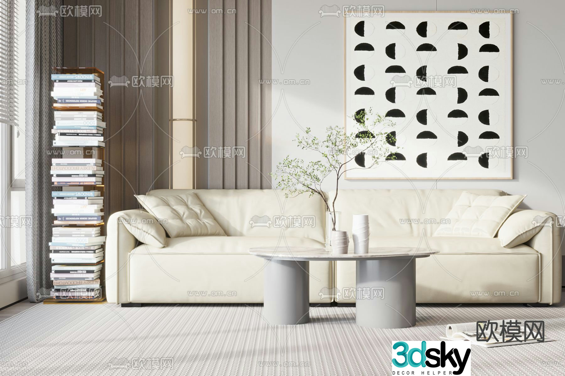 Wasabi sofa 3D model