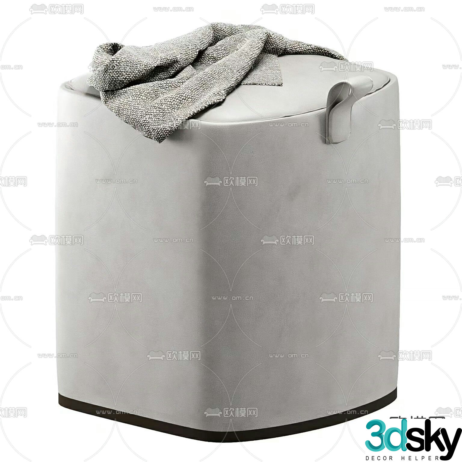 Modern stool 3d model