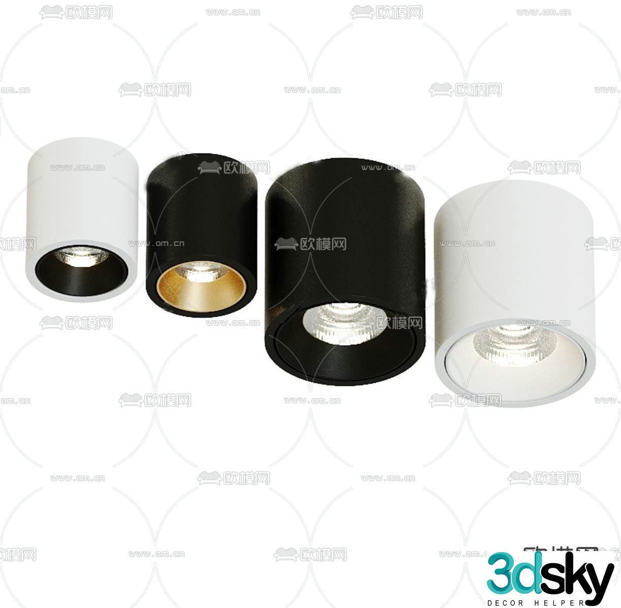 downlight spotlight 3d model