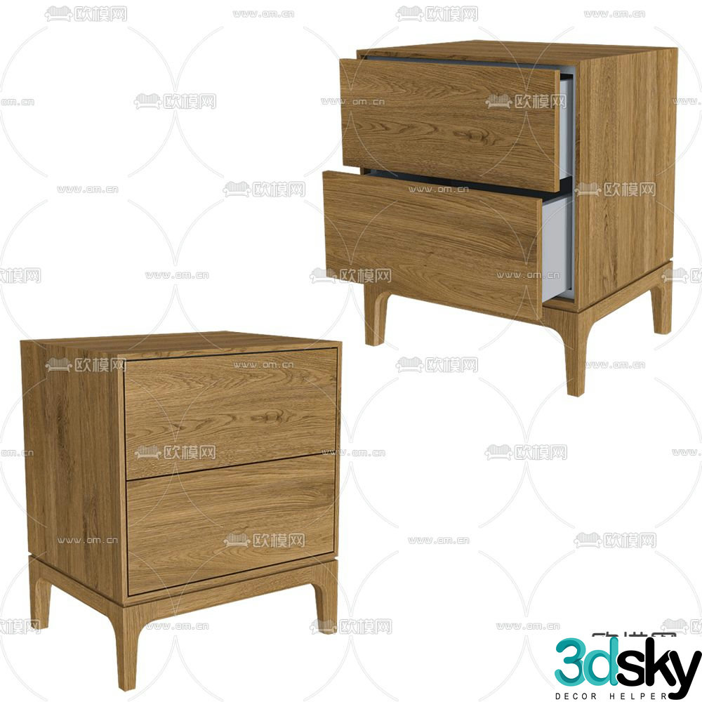 Tony Roaks bedside table 3d model