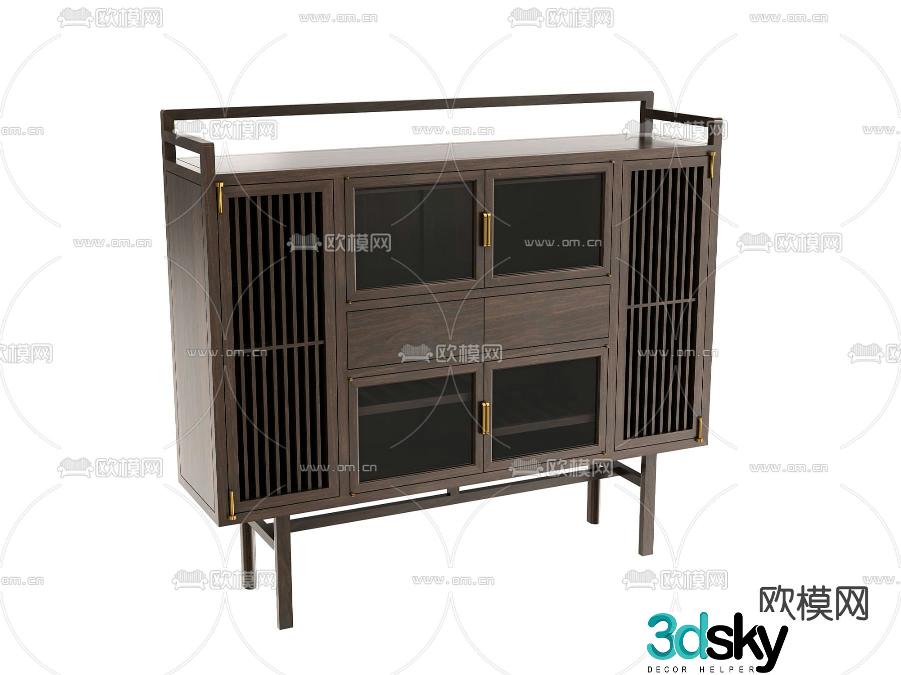 New Chinese sideboard 3D model