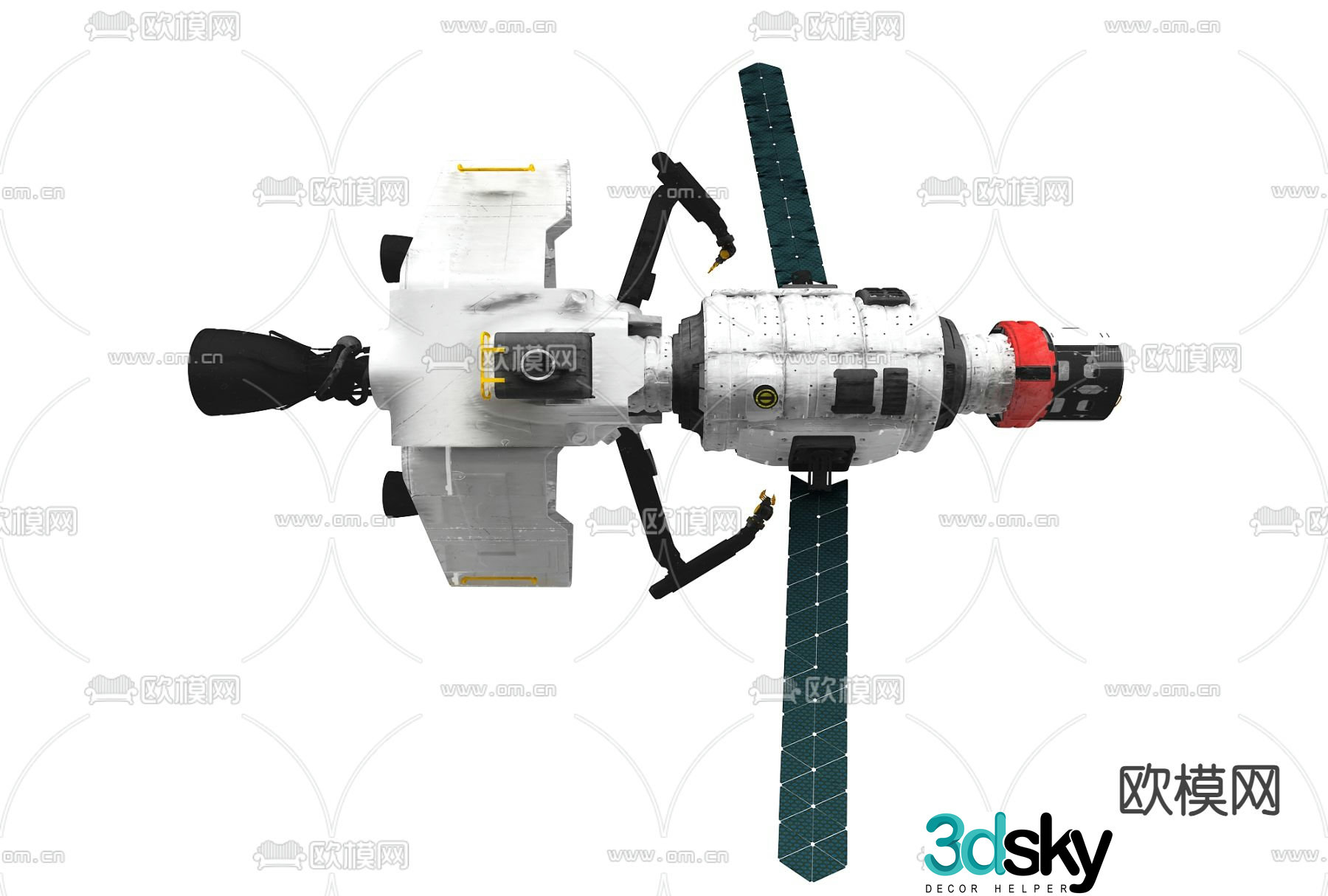 Modern aviation aircraft 3d model