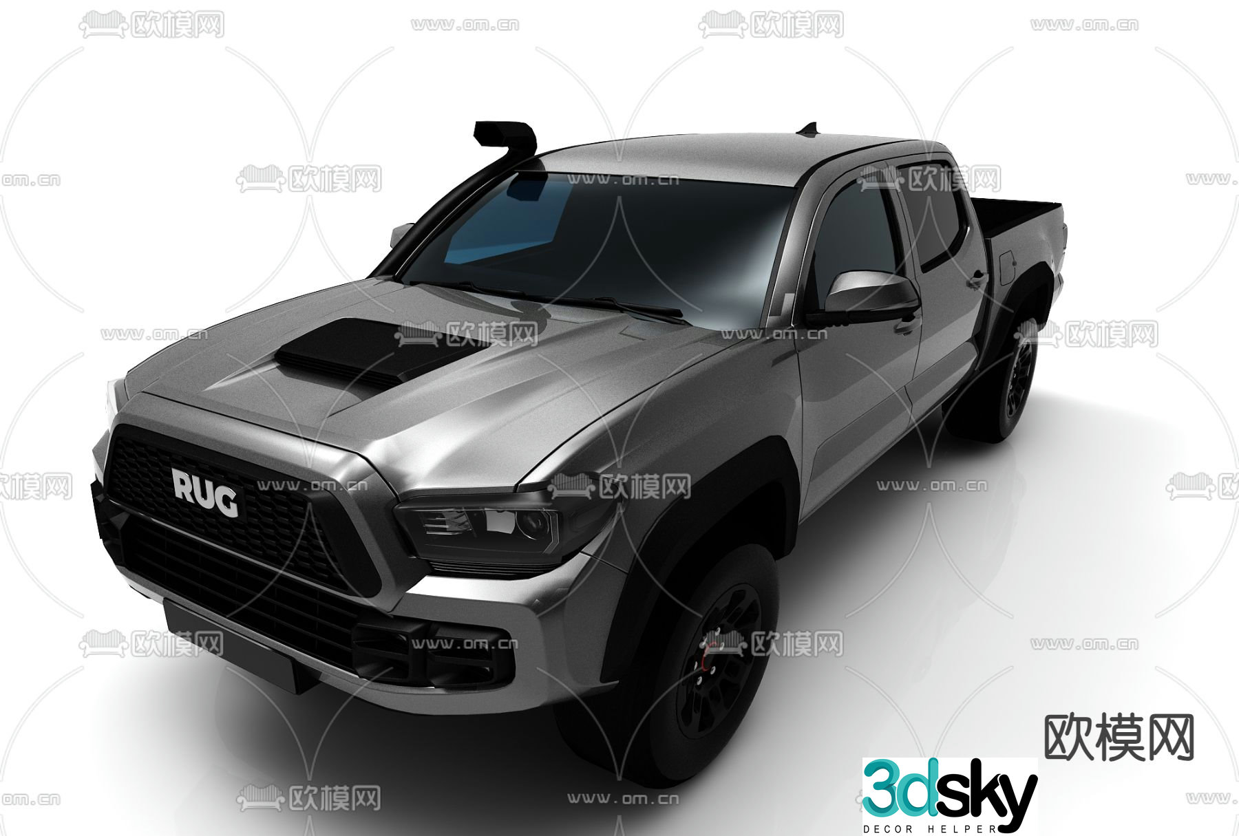 Pickup car 3d model