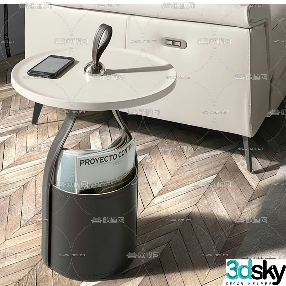 Angel Cerda side table corner table 3d model