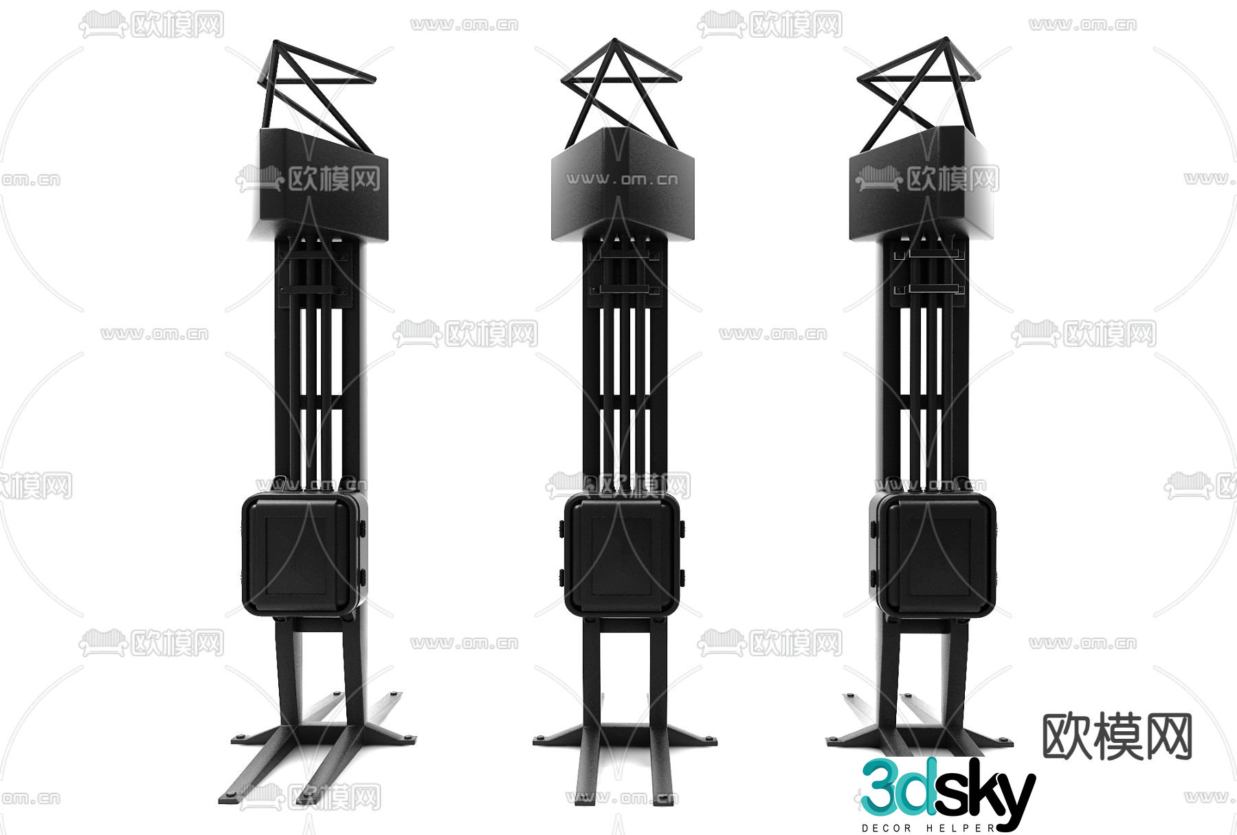 Industrial equipment 3d model