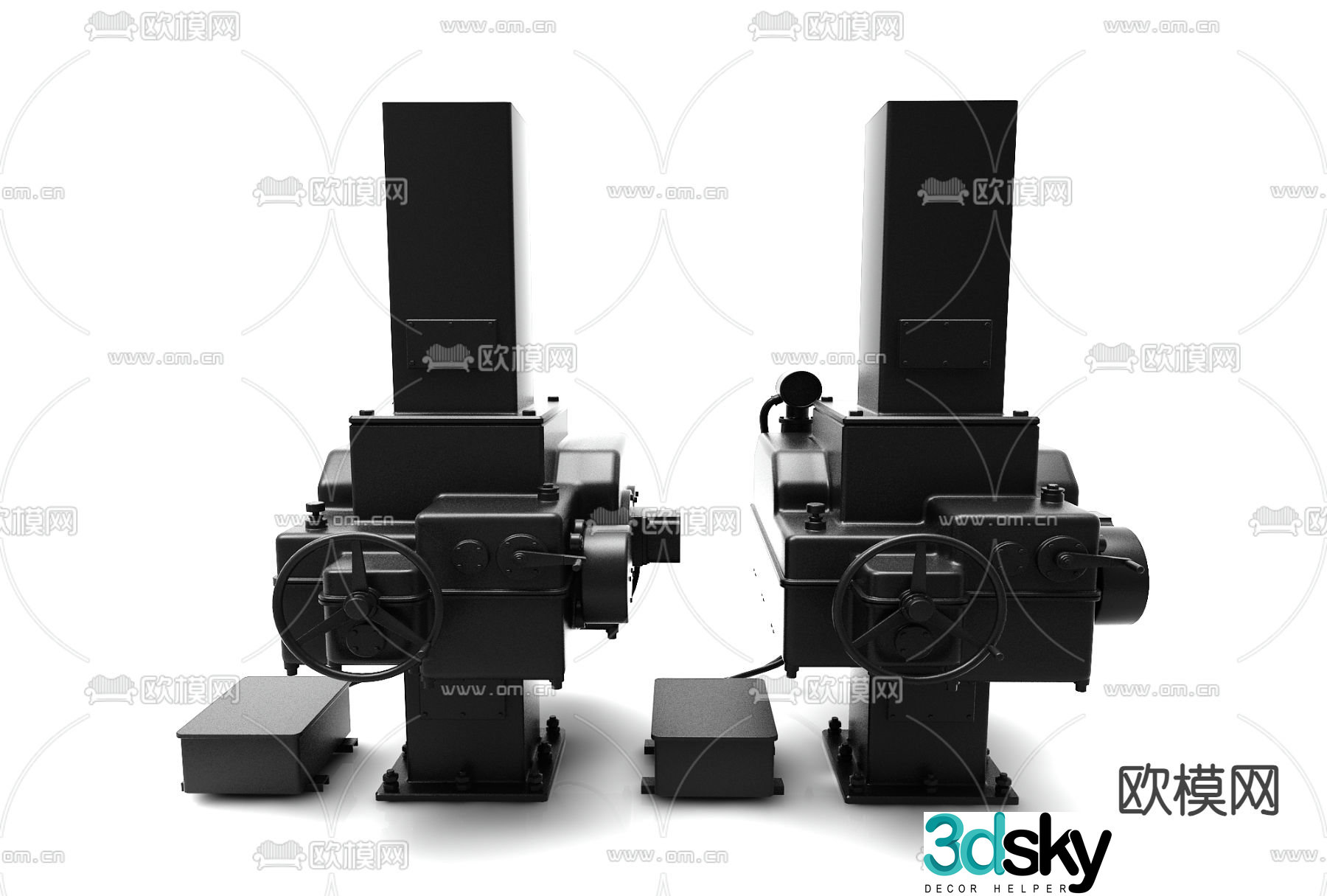 Industrial equipment 3d model