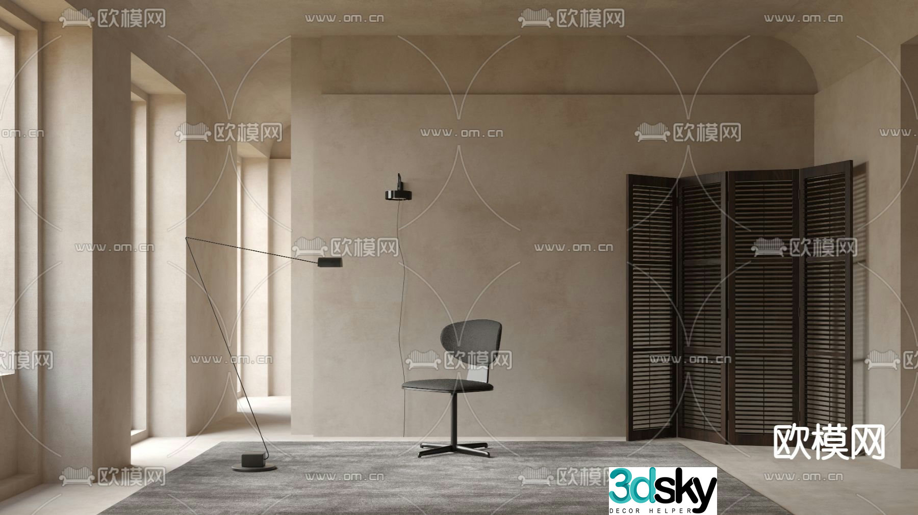 Bonaldo office chair conference chair 3d model