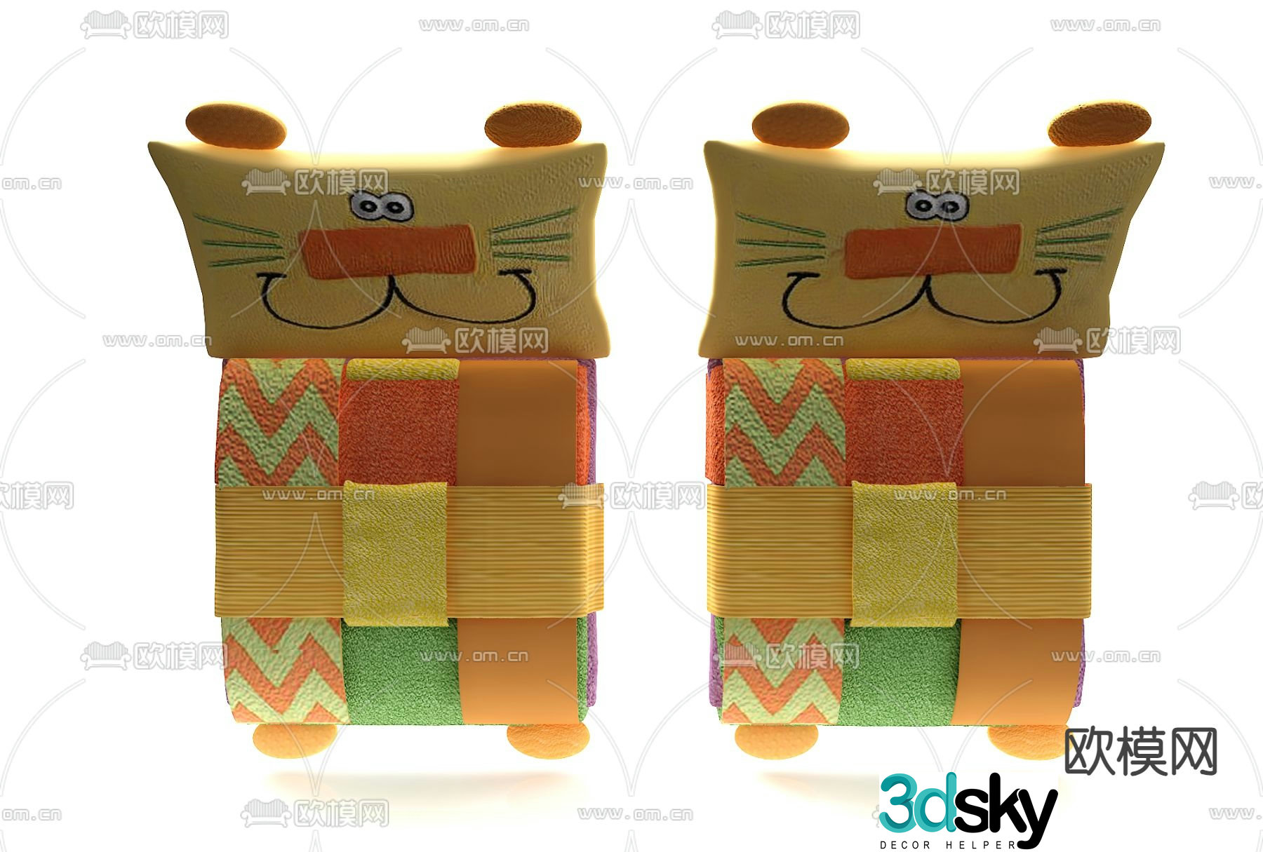 Children’s toys cuddly doll 3d model
