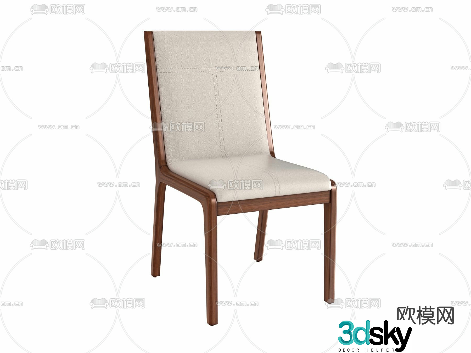 Modern chair Dining chair 3d model