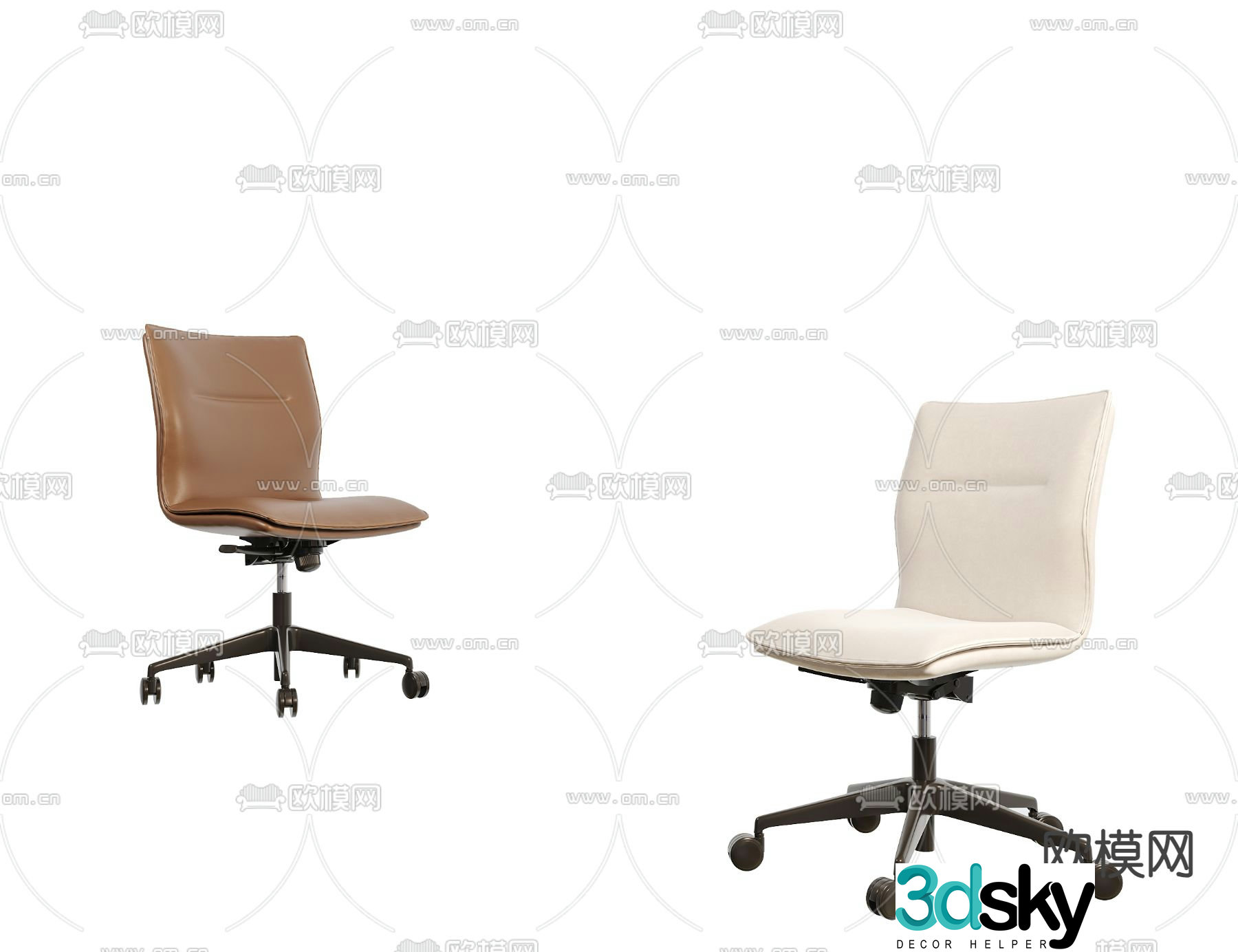 Modern office chair 3d model