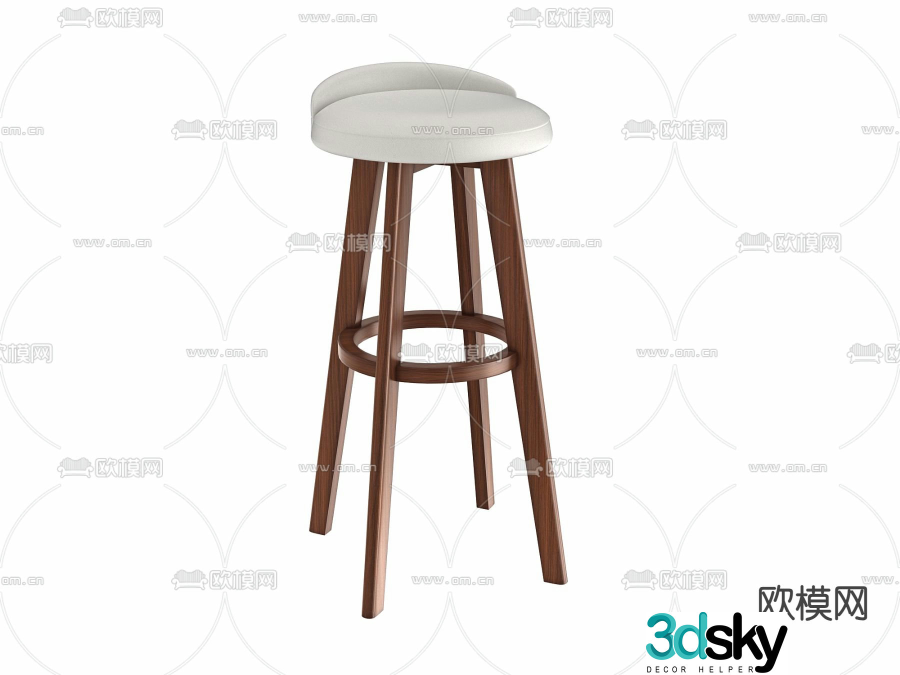 bar stool bar stool 3d model