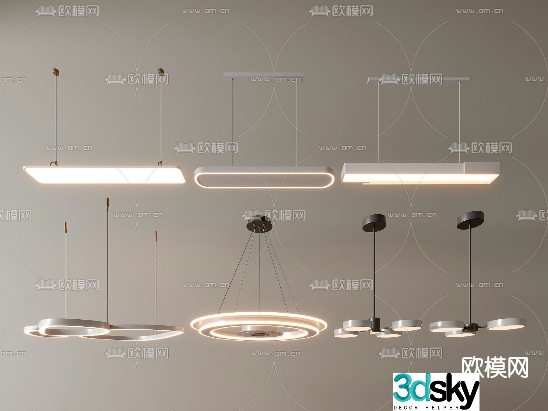Modern Chandelier Art Chandelier Decorative Chandelier 3d Model
