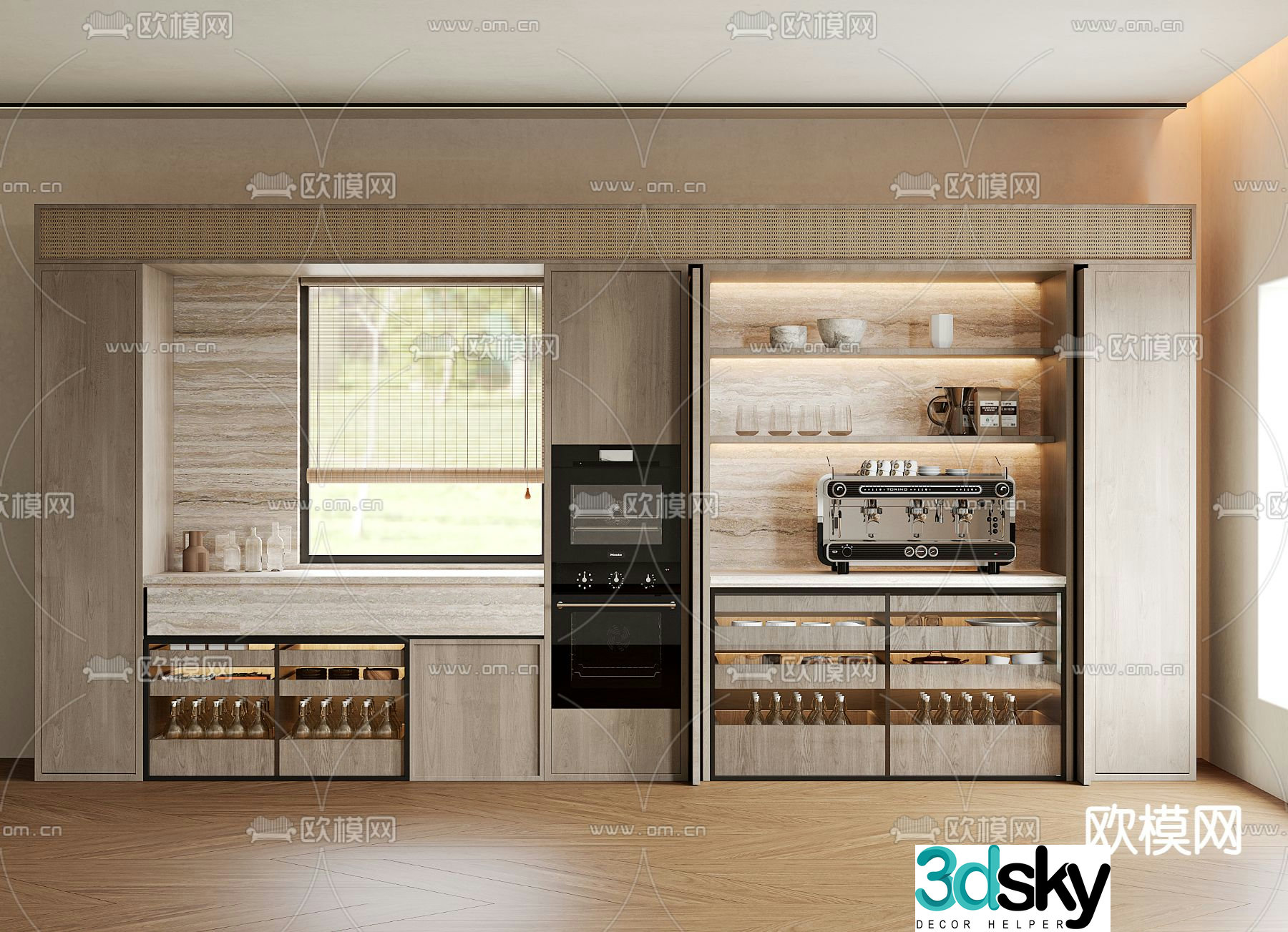 Modern cabinet 3d model