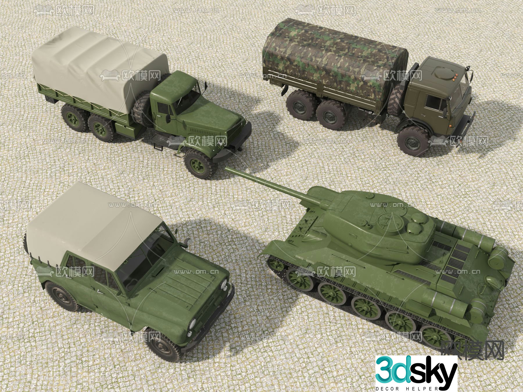 military vehicle tank military vehicle 3d model