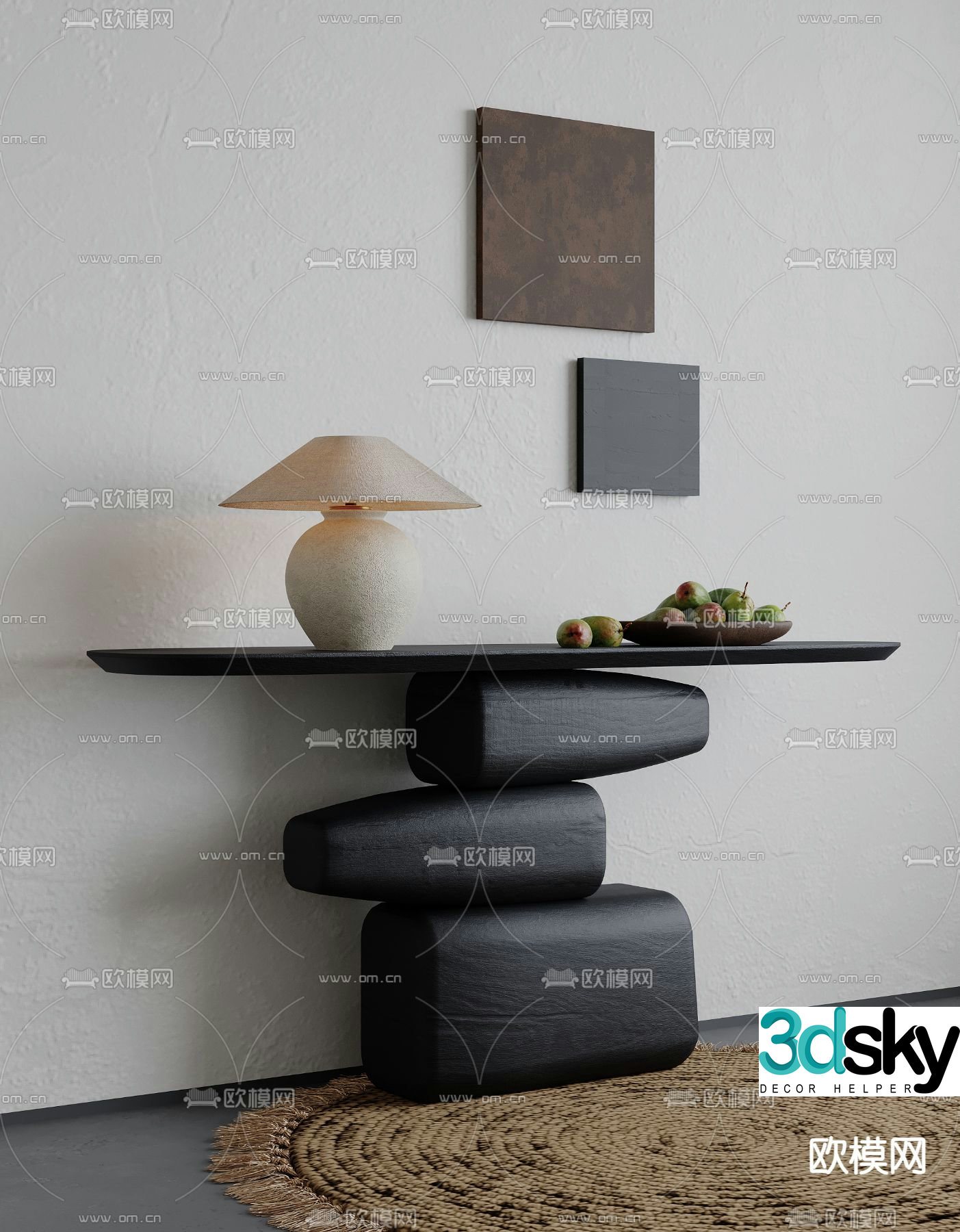 3D model of wabi-sabi wind tower