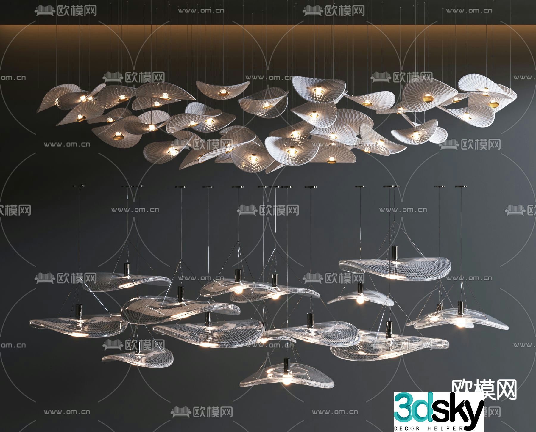 Crystal Chandelier 3d Model