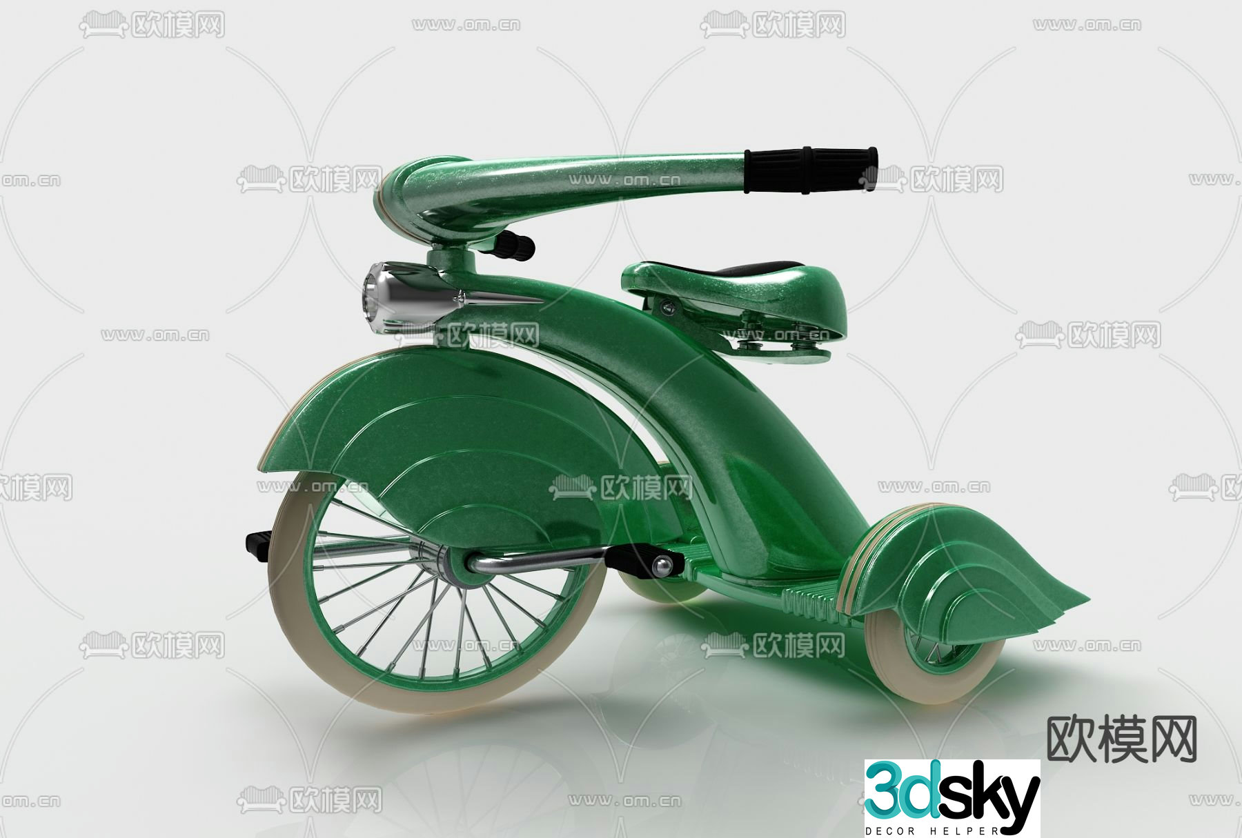 electric bicycle bicycle 3d model
