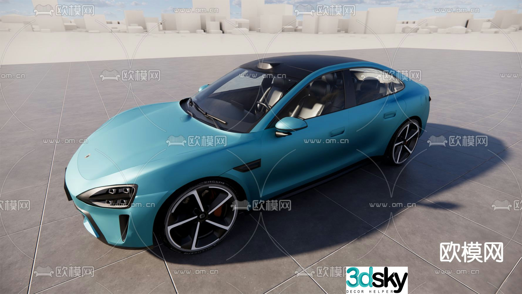 Xiaomi car 3d model