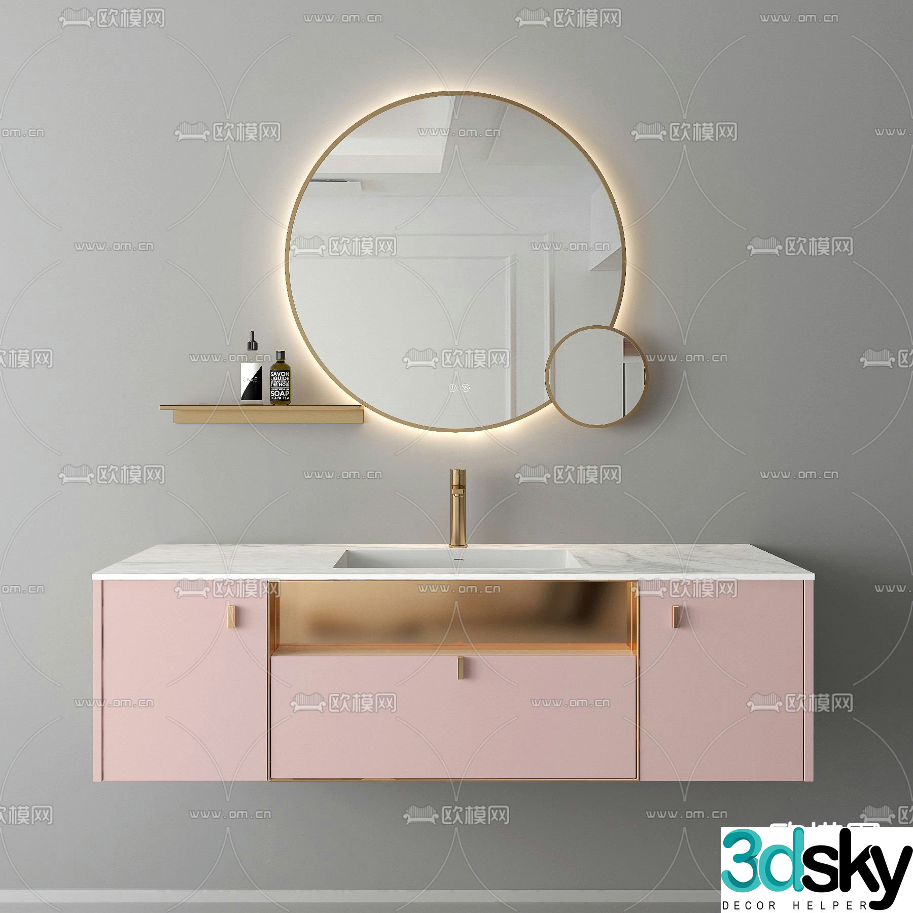 Bathroom cabinet 3d model