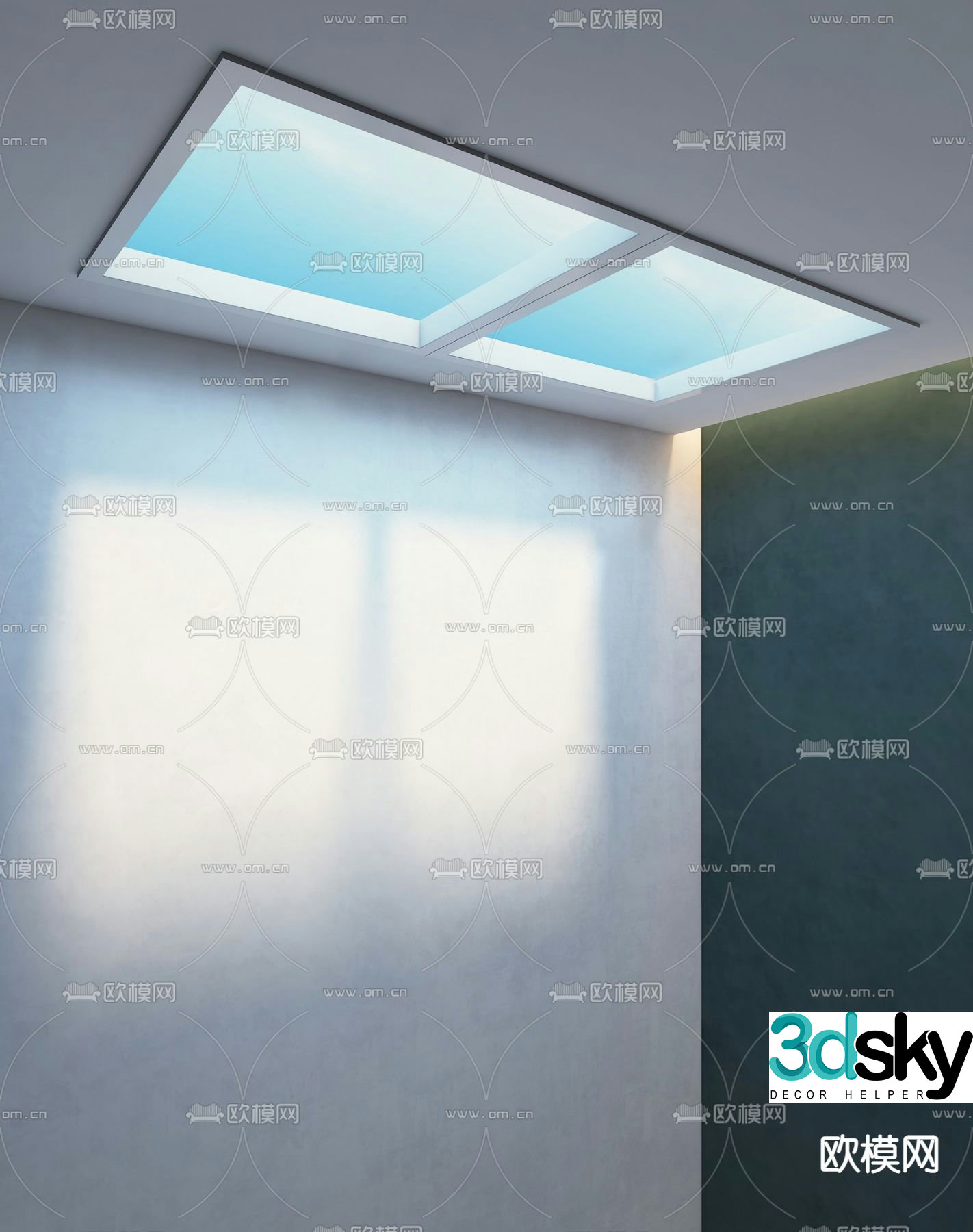 ceiling lamp clear sky lamp sky lamp 3d model