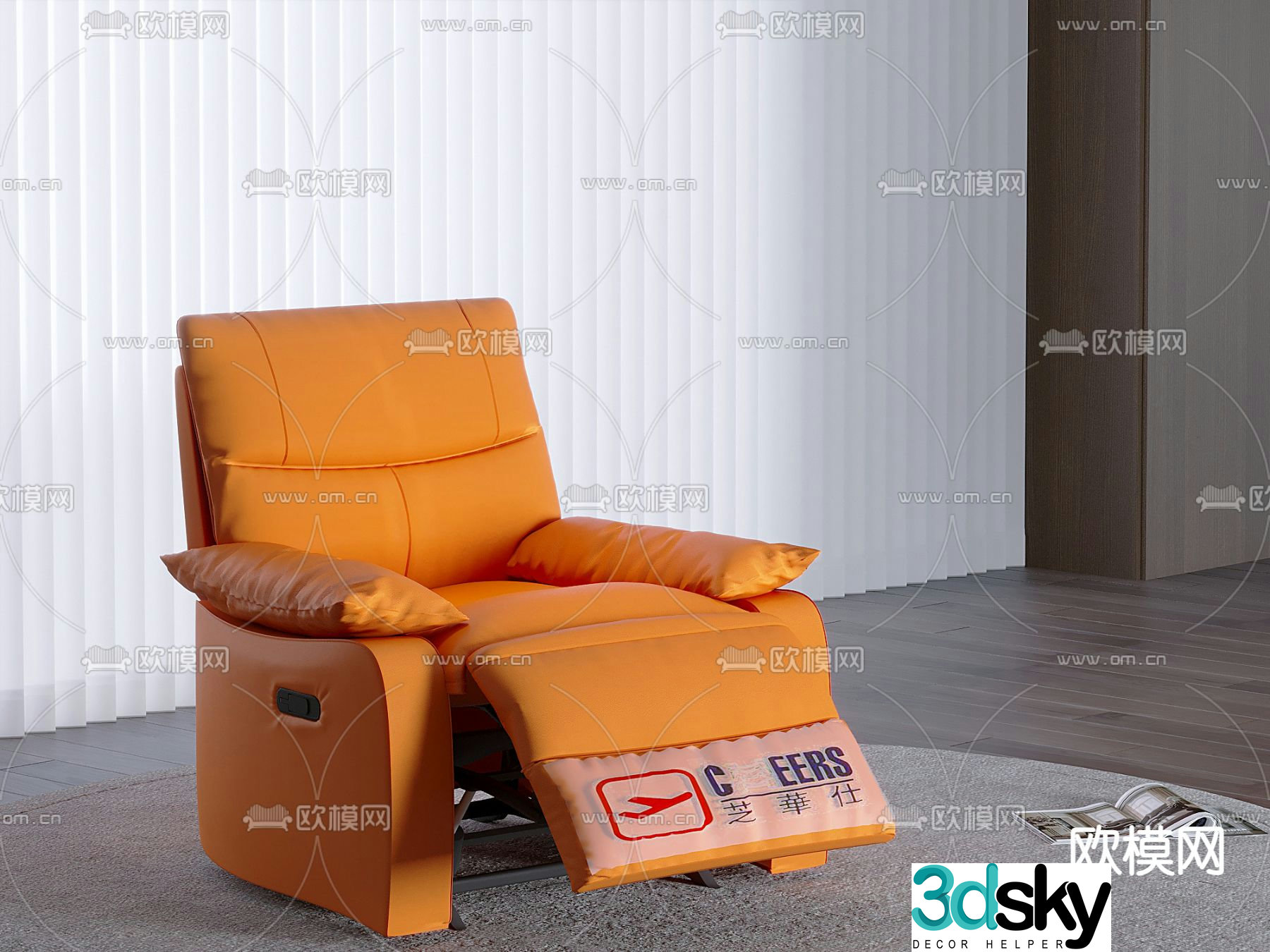 Massage chair massage sofa smart sofa 3d model