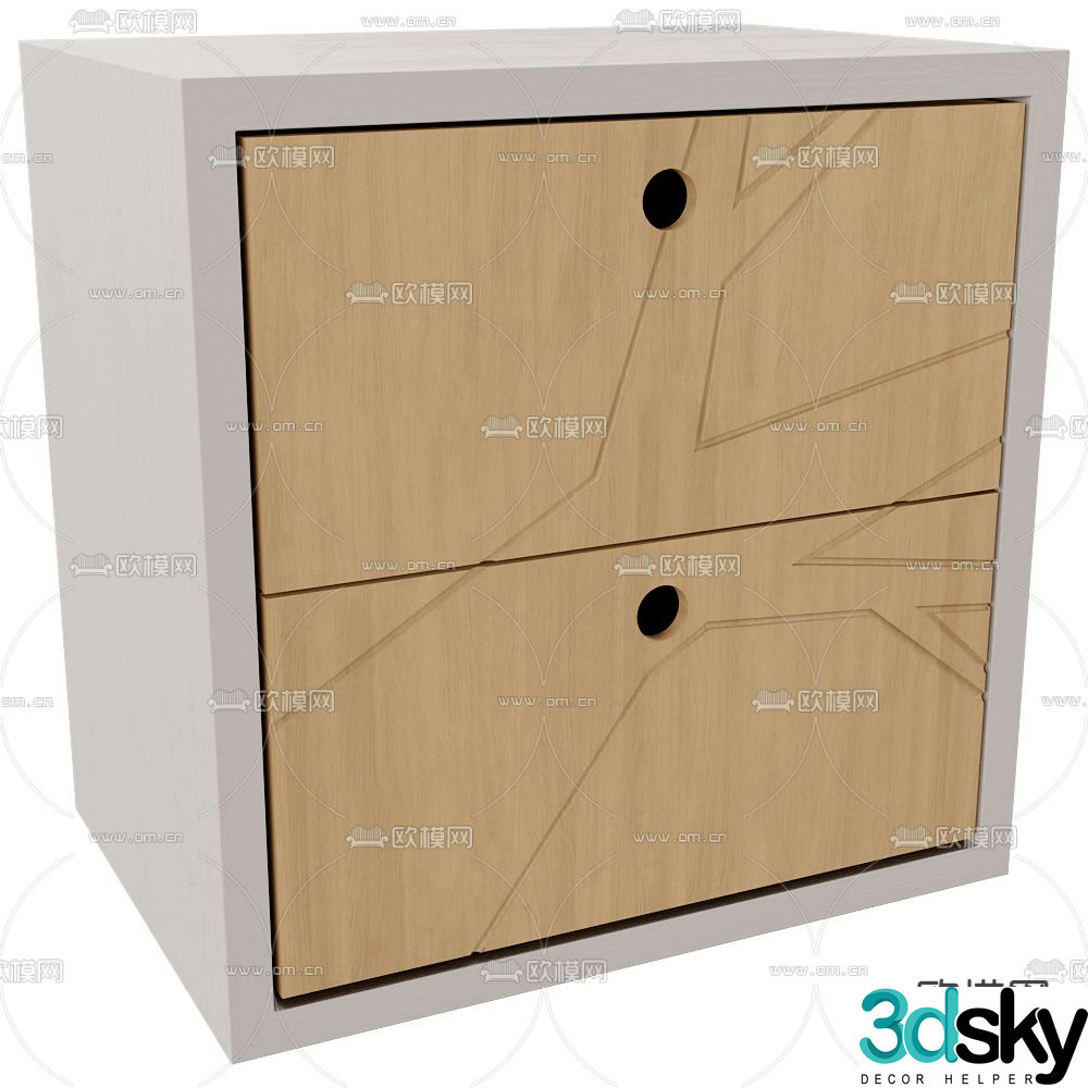 ODINGENIY bedside table 3d model