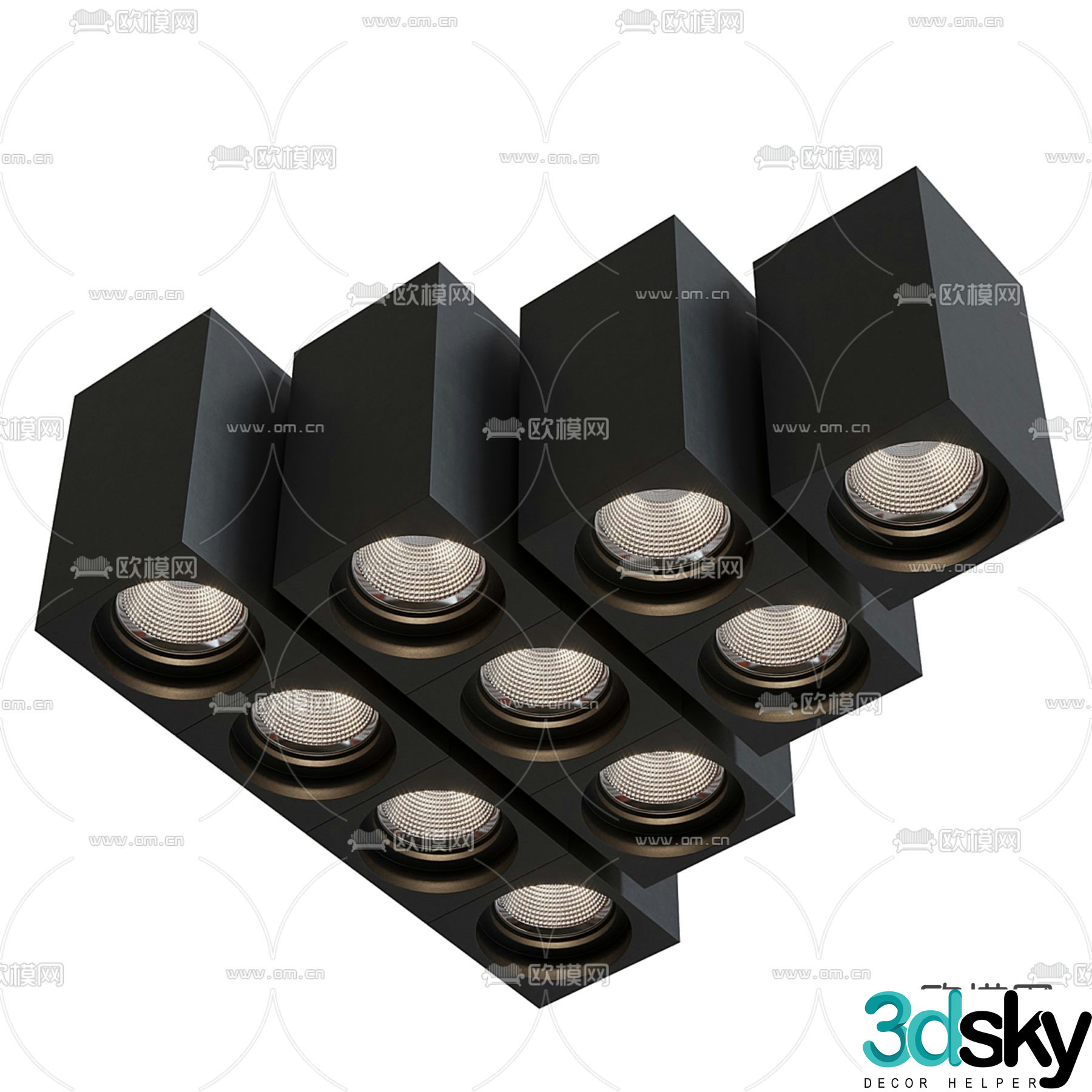 Spotlight Downlight 3D Model