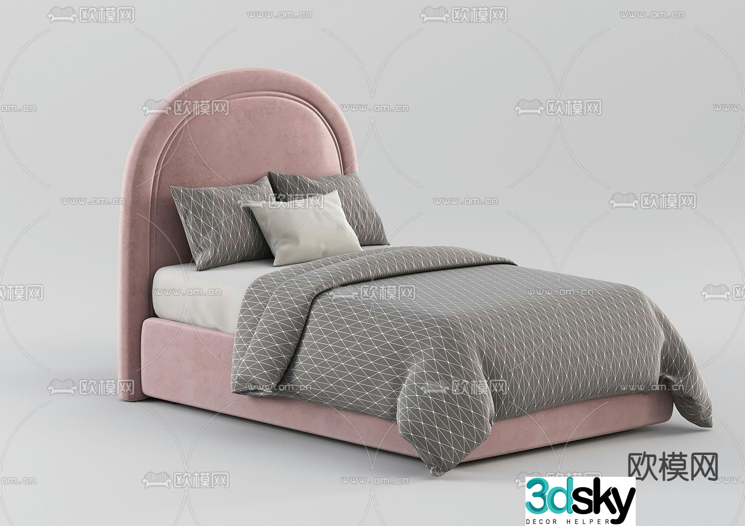 Modern children’s bed daughter’s bed 3d model