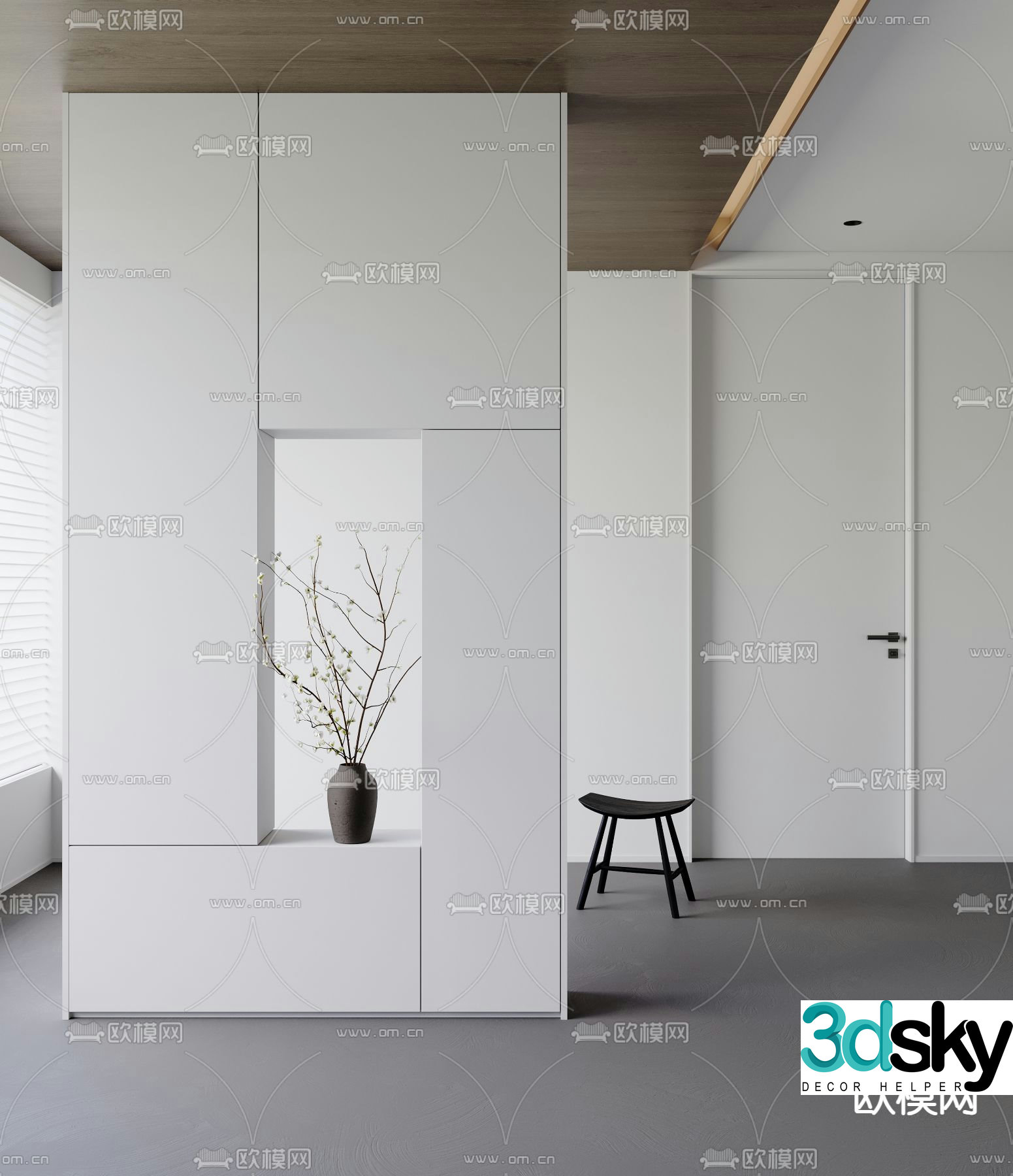 Entrance Partition Entrance Model 3D Model