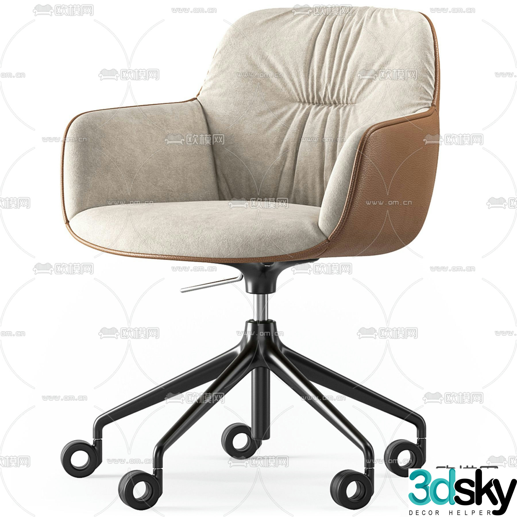 Office chair conference chair staff chair 3d model