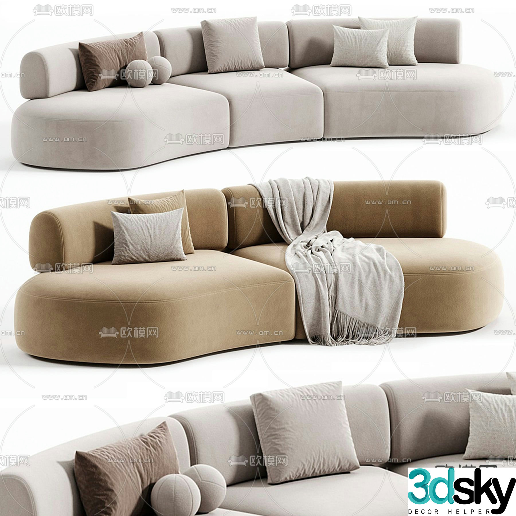 Bangbang leisure sofa 3d model