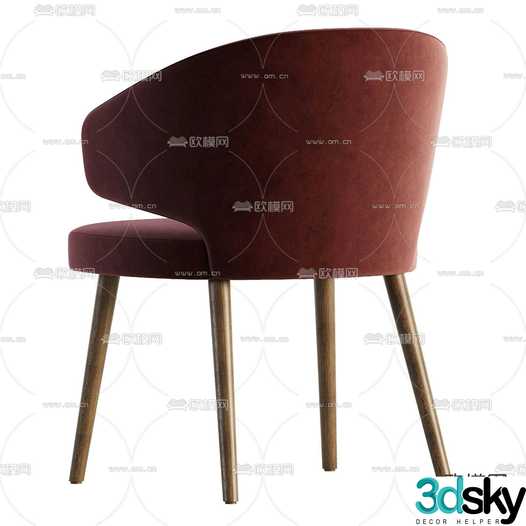 chair leisure chair 3d model