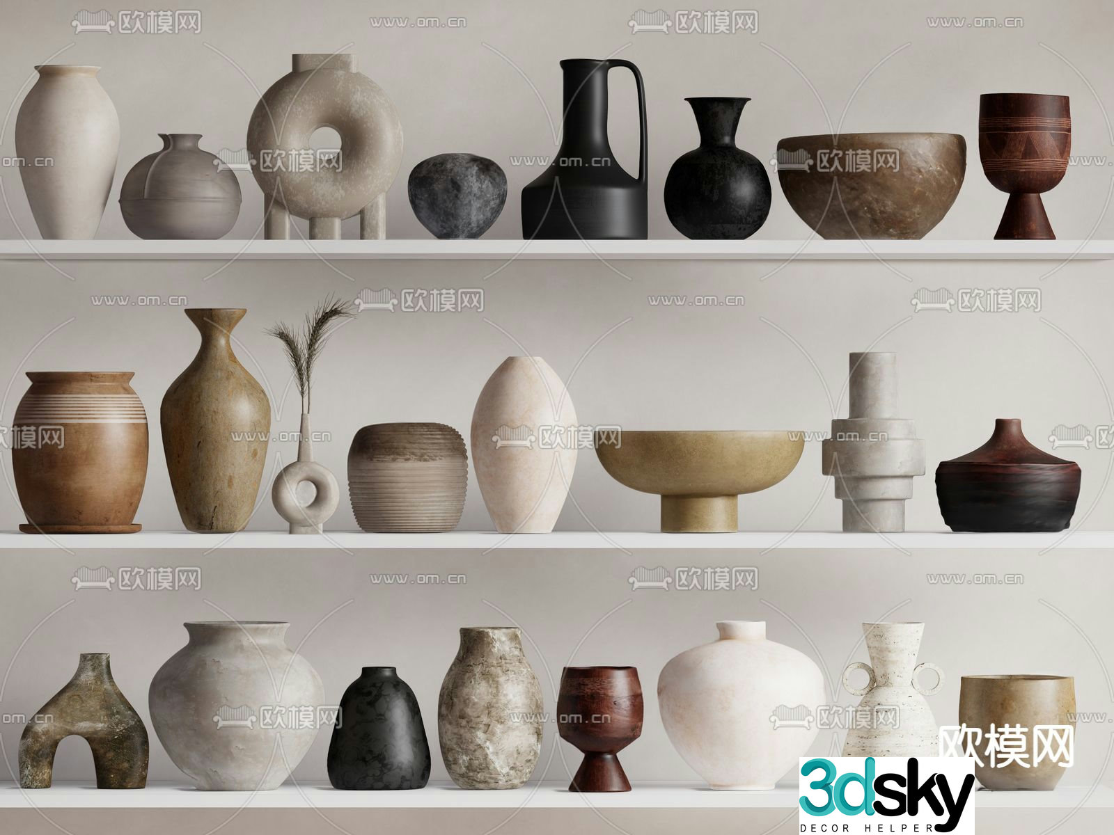 Wasabi ceramic ware 3D model