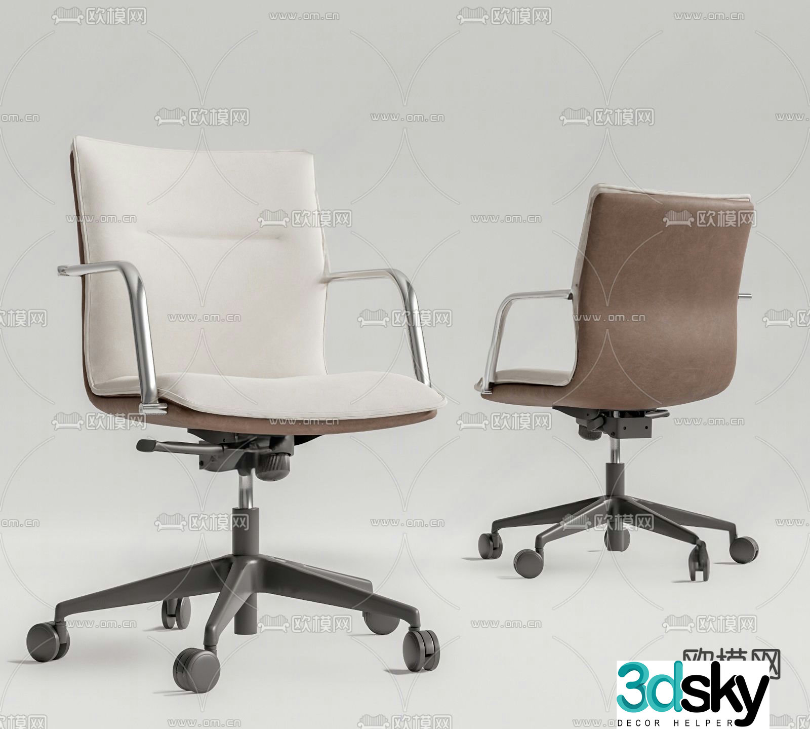 Modern office chair 3d model