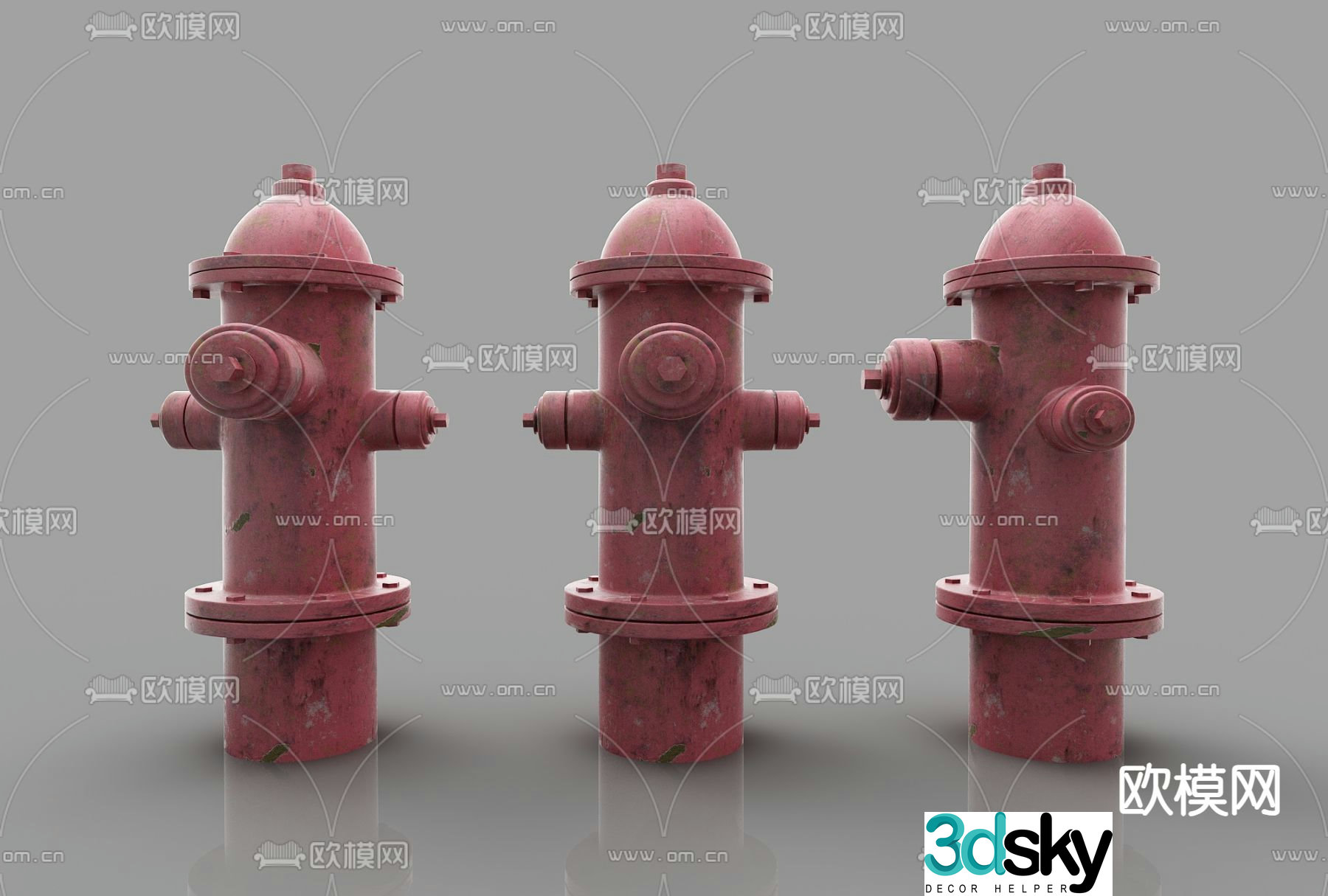 Fire equipment fire hydrant 3d model