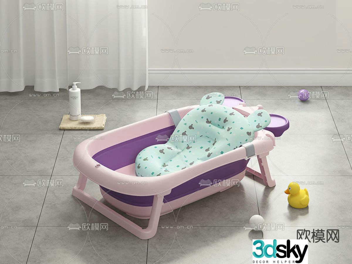 Children’s bathtub bathtub 3d model