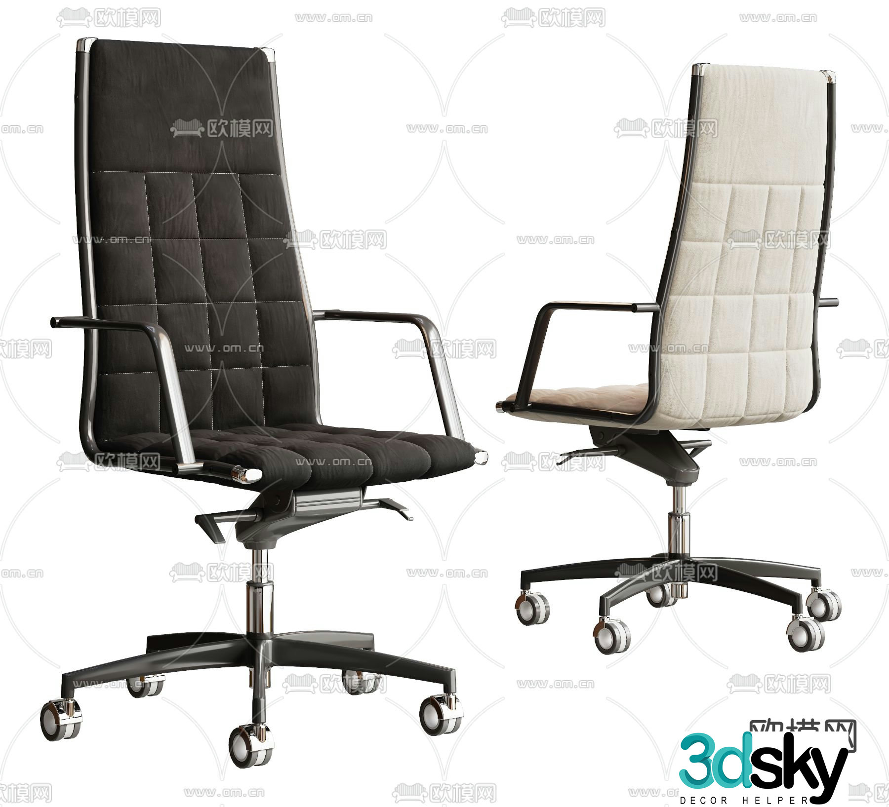 AltekArmadillo office chair conference chair 3d model