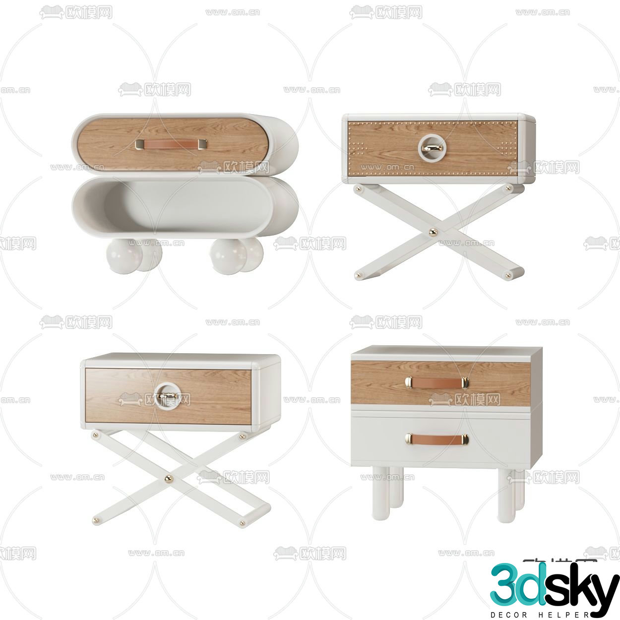 bedside table 3d model
