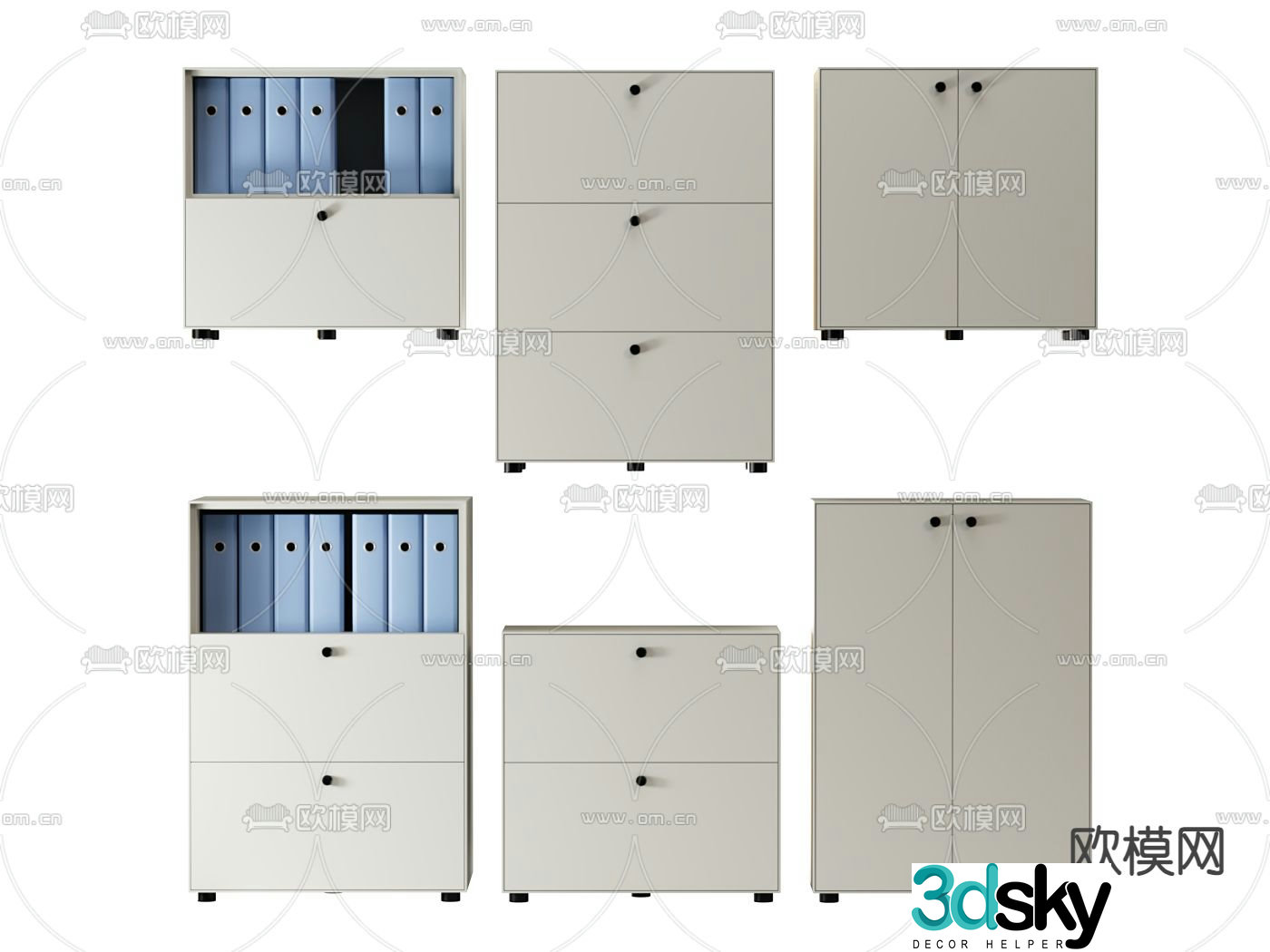 Information cabinet file cabinet file cabinet 3d model