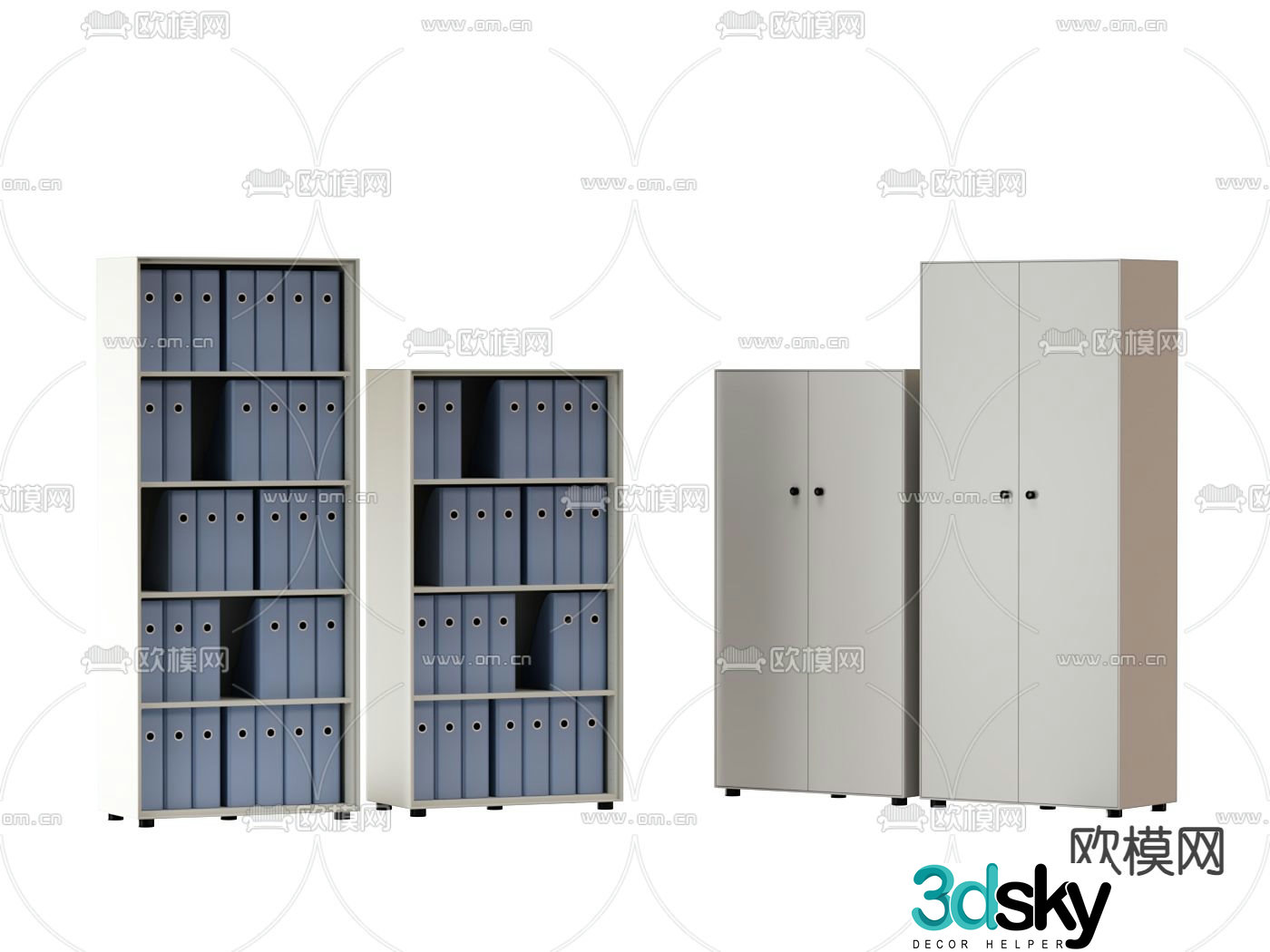 File cabinet filing cabinet information cabinet 3d model