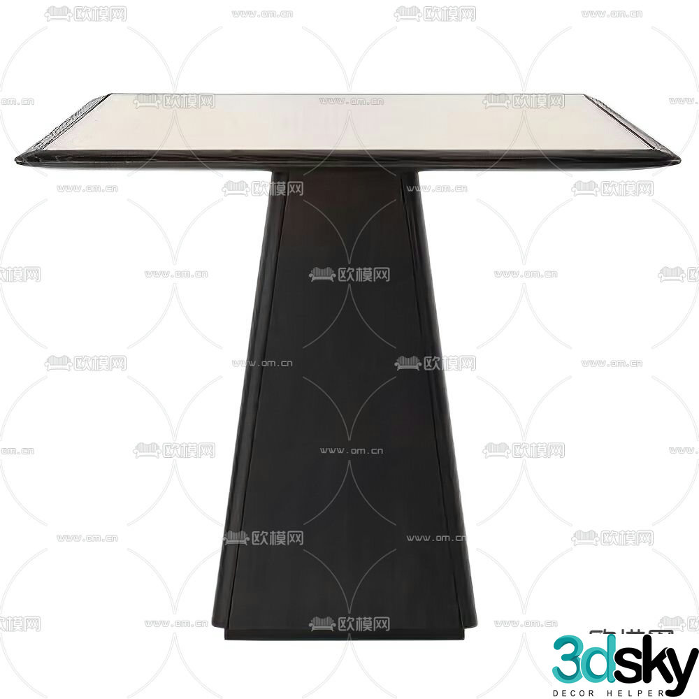 Wabi-sabi corner table side table table table 3d model
