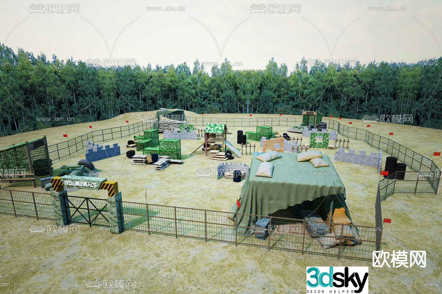 Live CS game 3d model